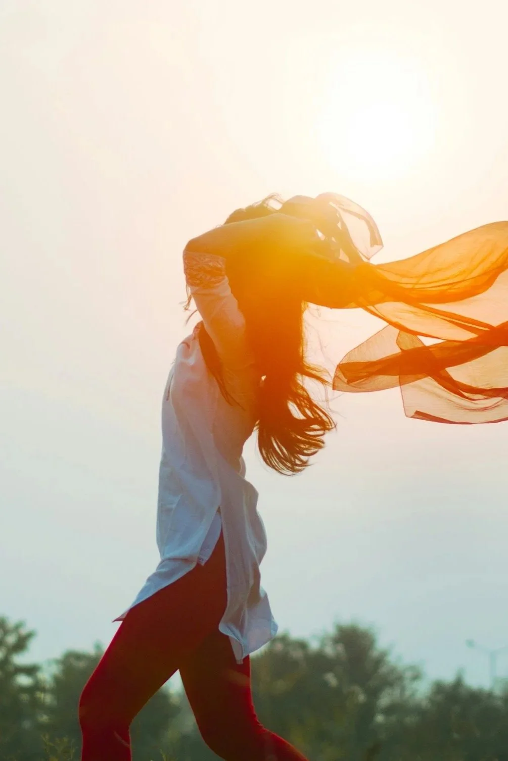 a christian woman walking in confidence and grace