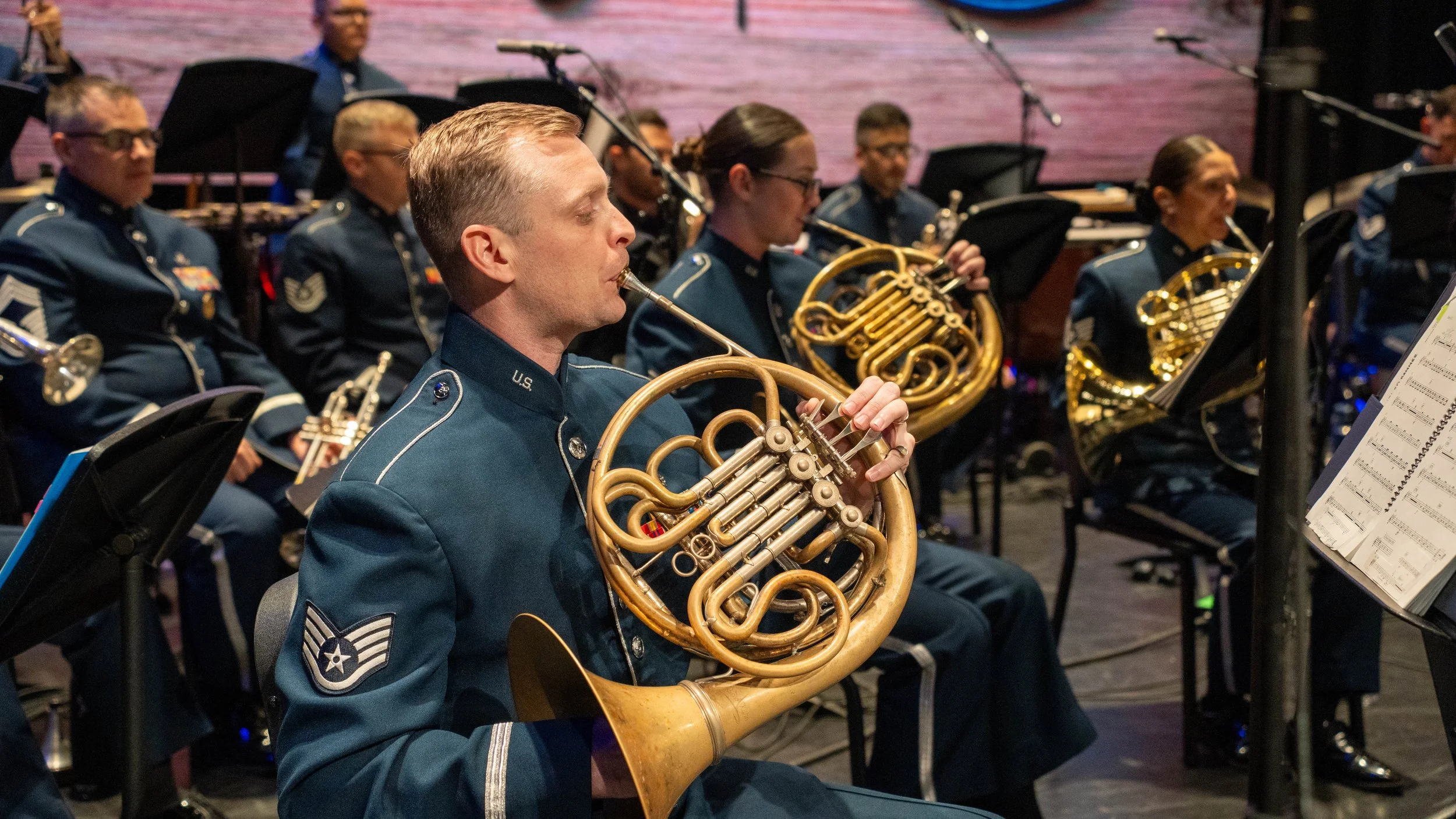 Magale Hall at Northwestern State University - USAF Concert Band 