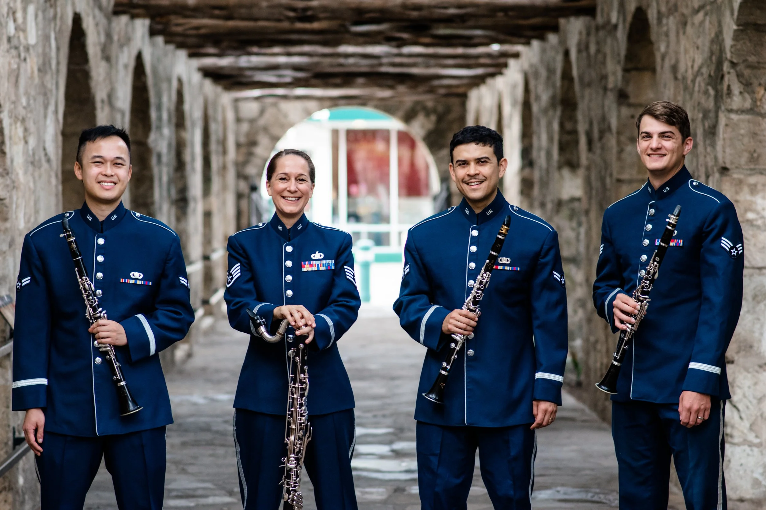 Guymon High School Audotirum Veterans Tour - USAF Reed Quintet
