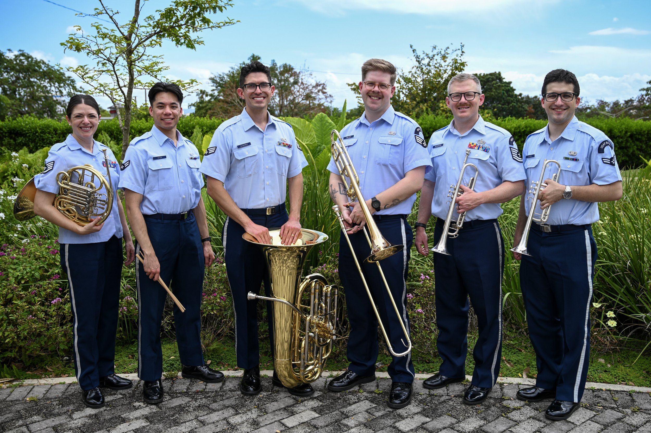 Miami Dolphins Pregame Fan Zone - USAF Brass Quintet