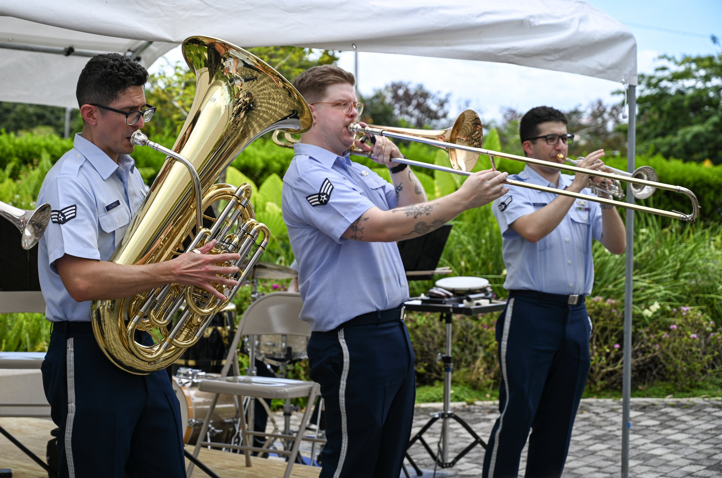 Miami Beach Regional Library - USAF Brass Quintet 