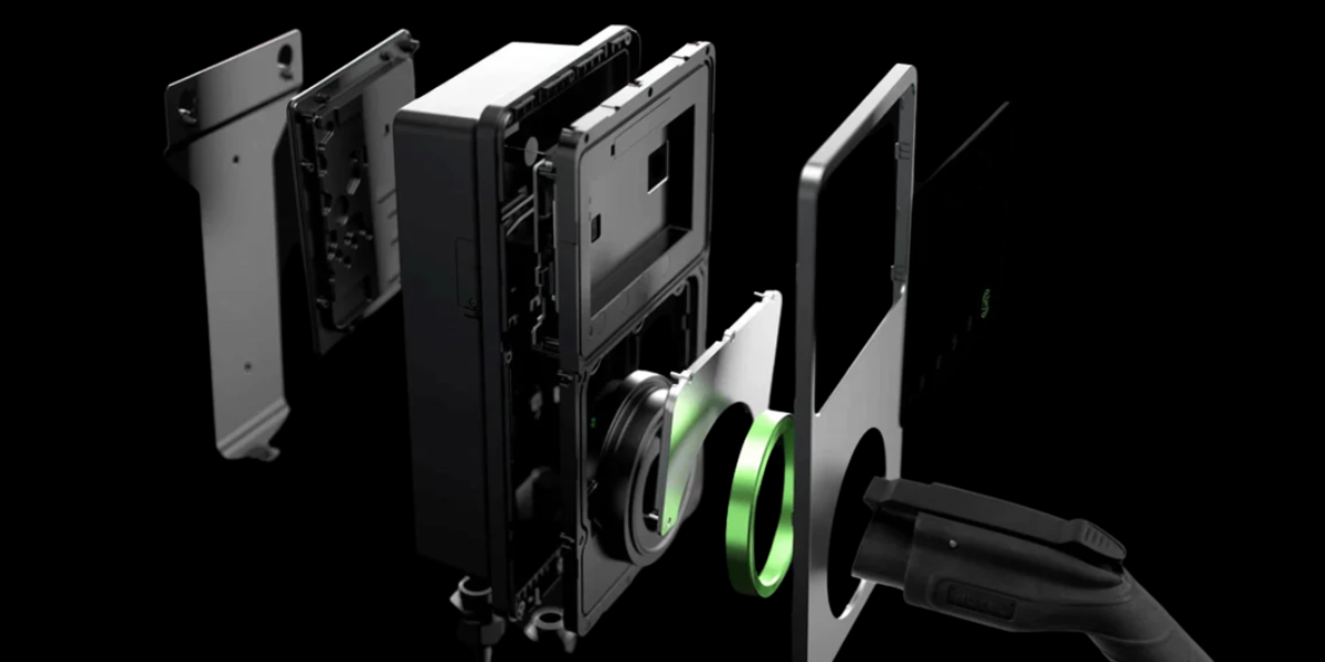 Electric vehicle charger with easy installation for multifamily properties