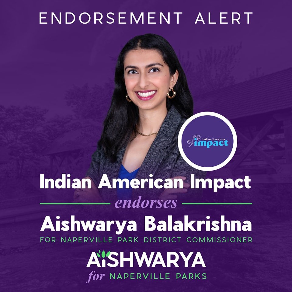 I am proud to announce I have received the endorsement of @iaimpact, an organization that empowers South Asian and Indian American communities through community engagement and candidate support in order to encourage a pro-democracy government that up