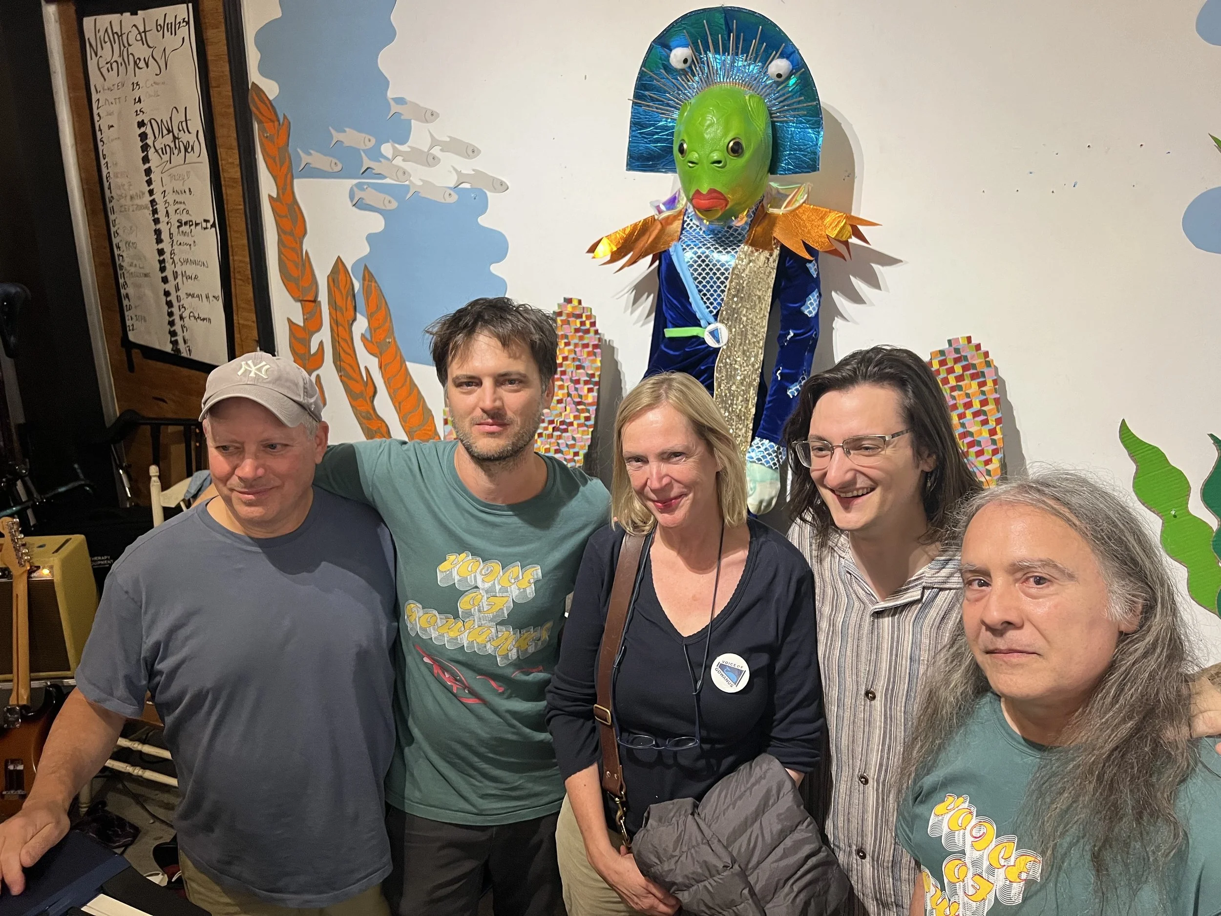 VoG with the producers of The Fish Queen Of The Gowanus Canal musical