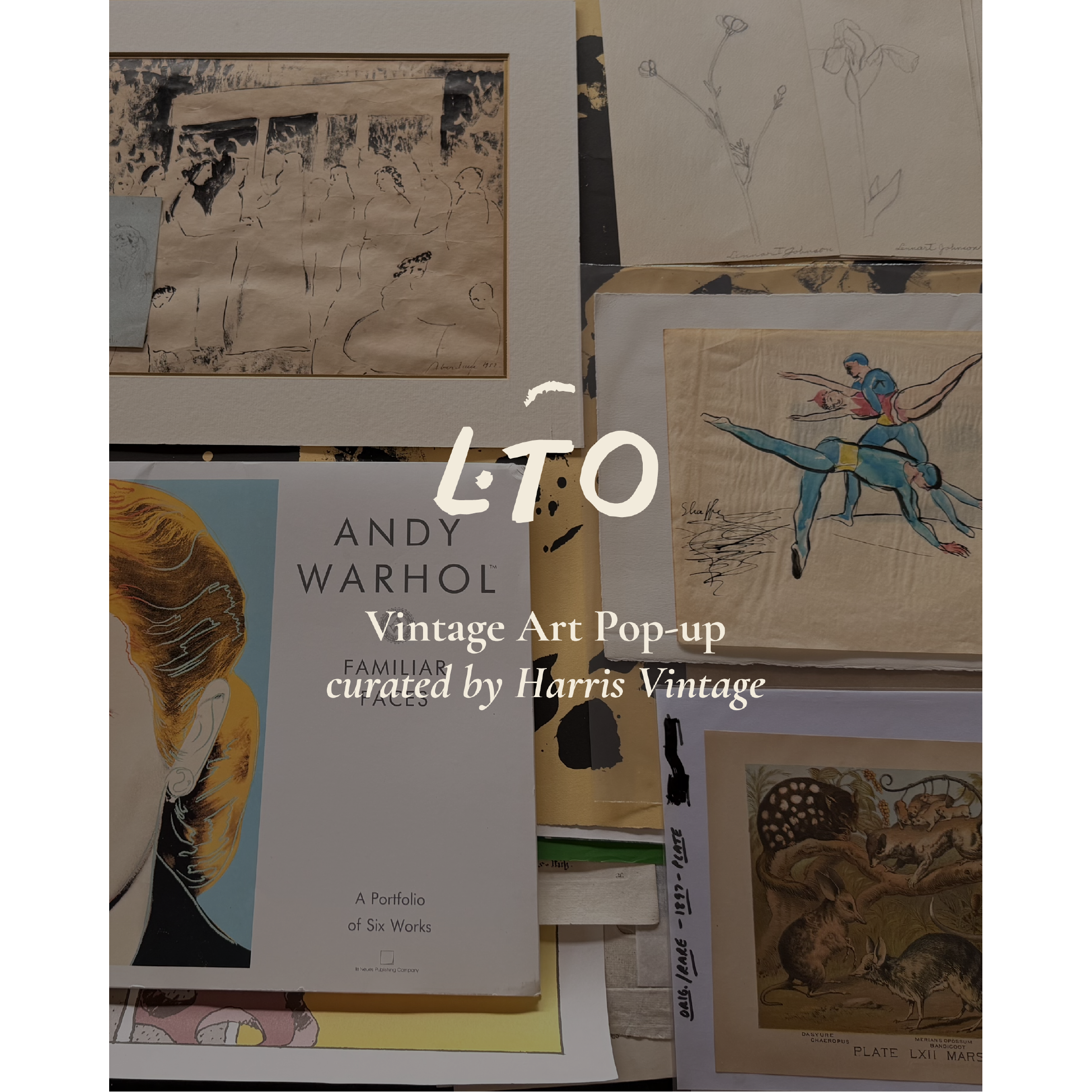 LTO Vintage Art Pop-up, curated by Harris Vintage