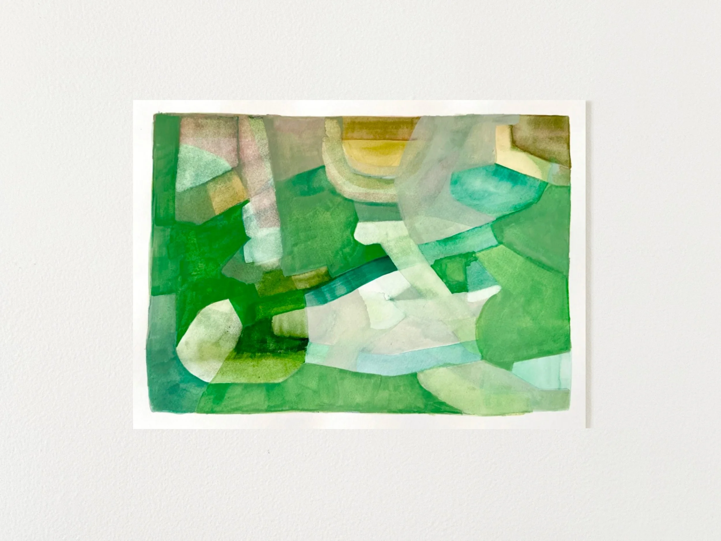 Backyard | 2025 | watercolor on hotpressed paper | 15" x 11" | $180