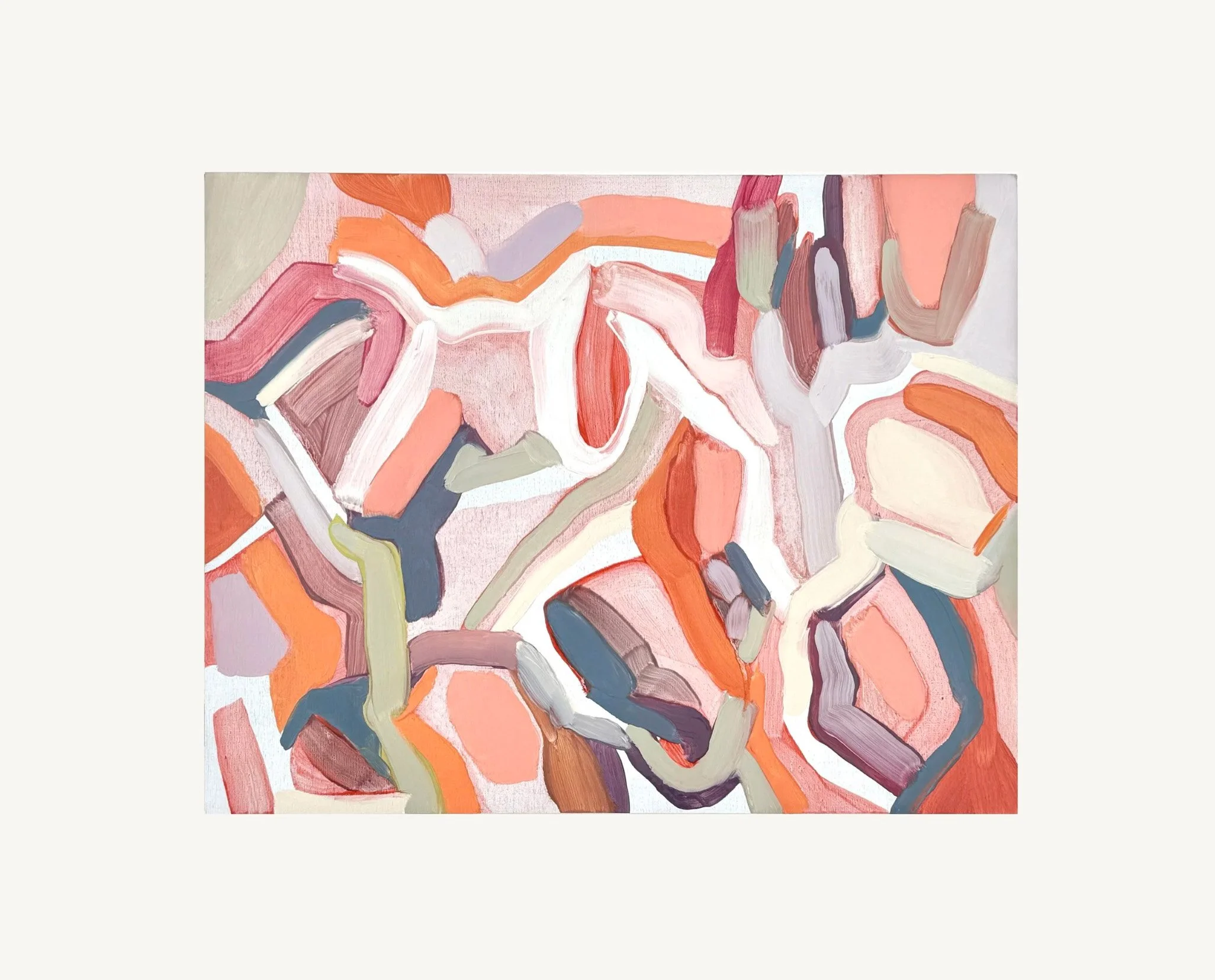 FRAGMENTS STUDY | 2024 | oil on birch panel | 14" x 11"