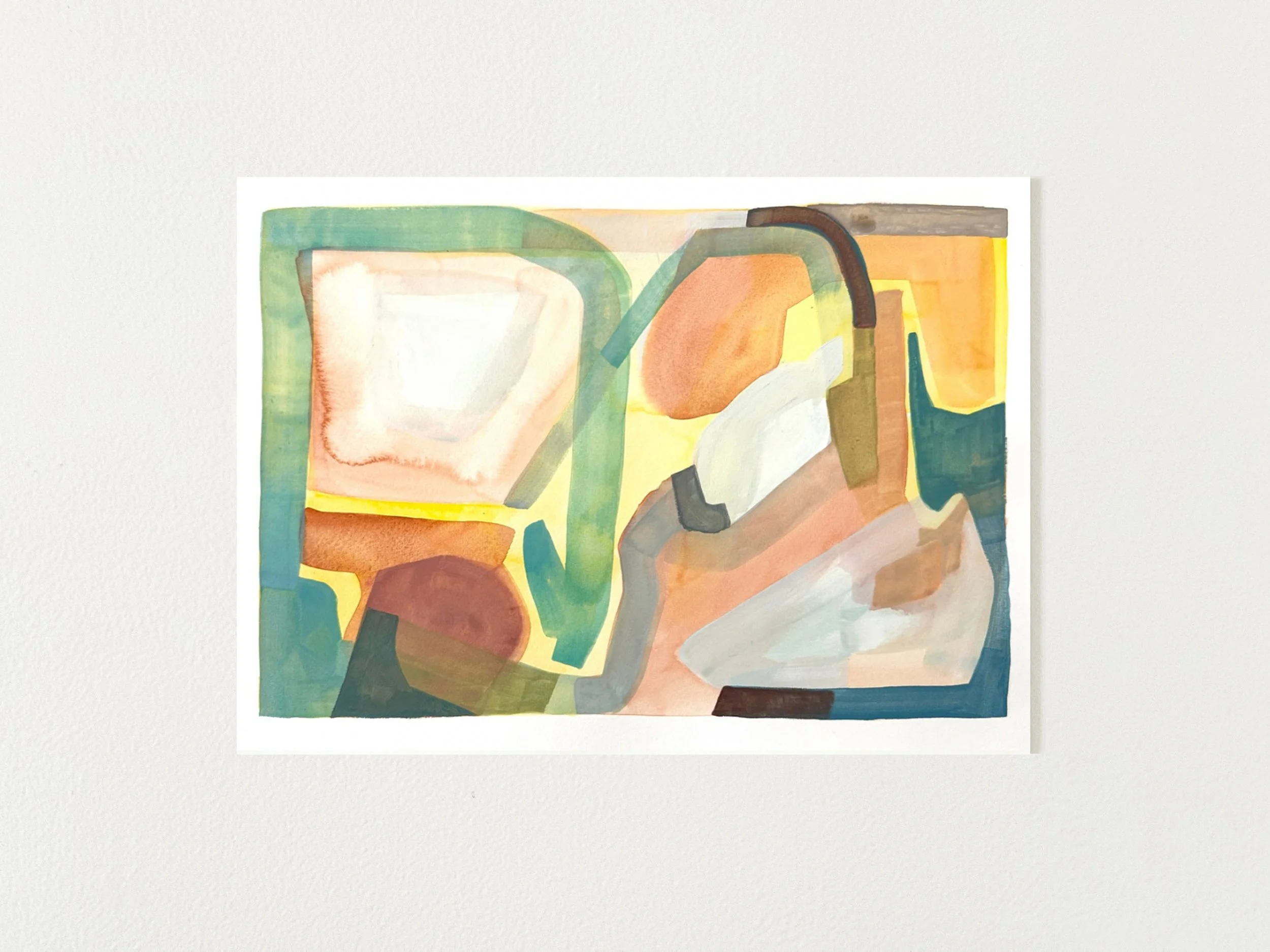 Carolina Coast | 2025 | watercolor on hotpressed paper | 15" x 11" | $180