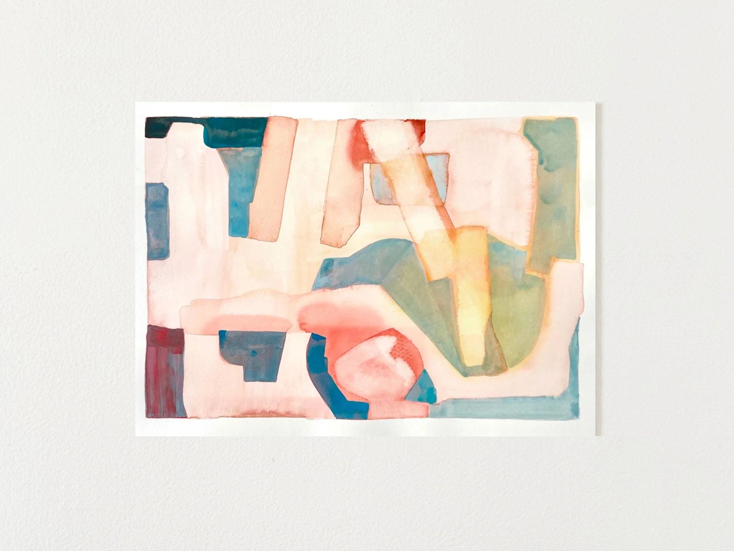 Coastal Inlets | 2025 | watercolor on hotpressed paper | 15" x 11" | SOLD                            
