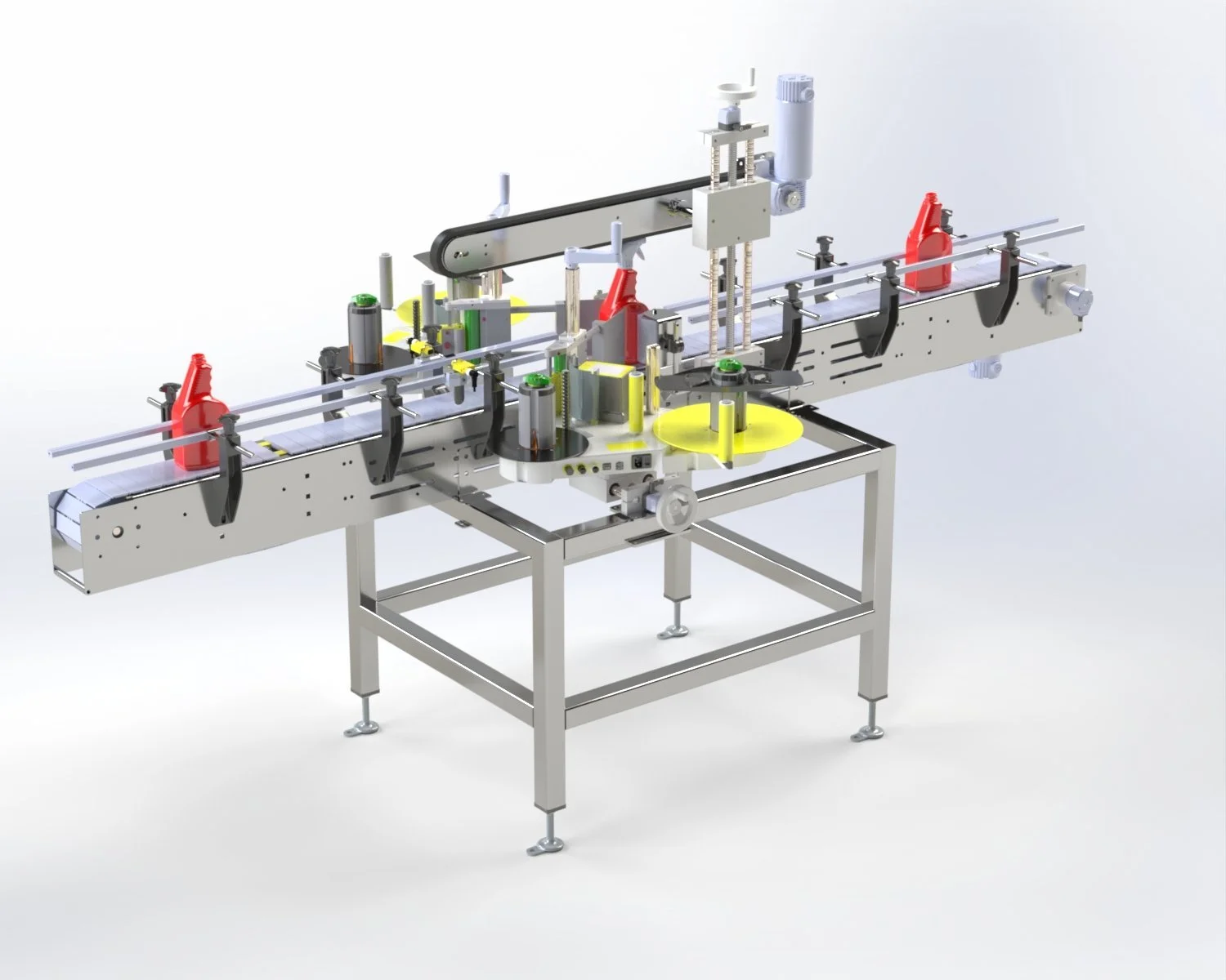 In-Line Labeler Machine