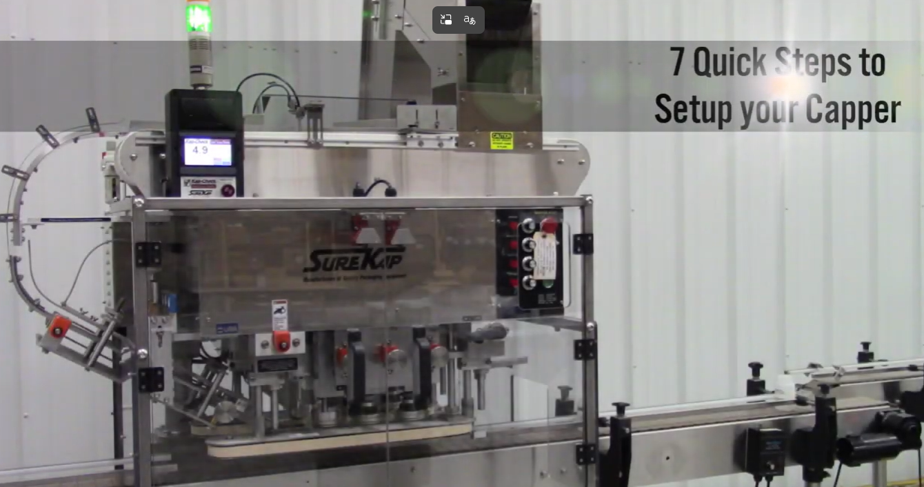 7 Steps Setting up Capper