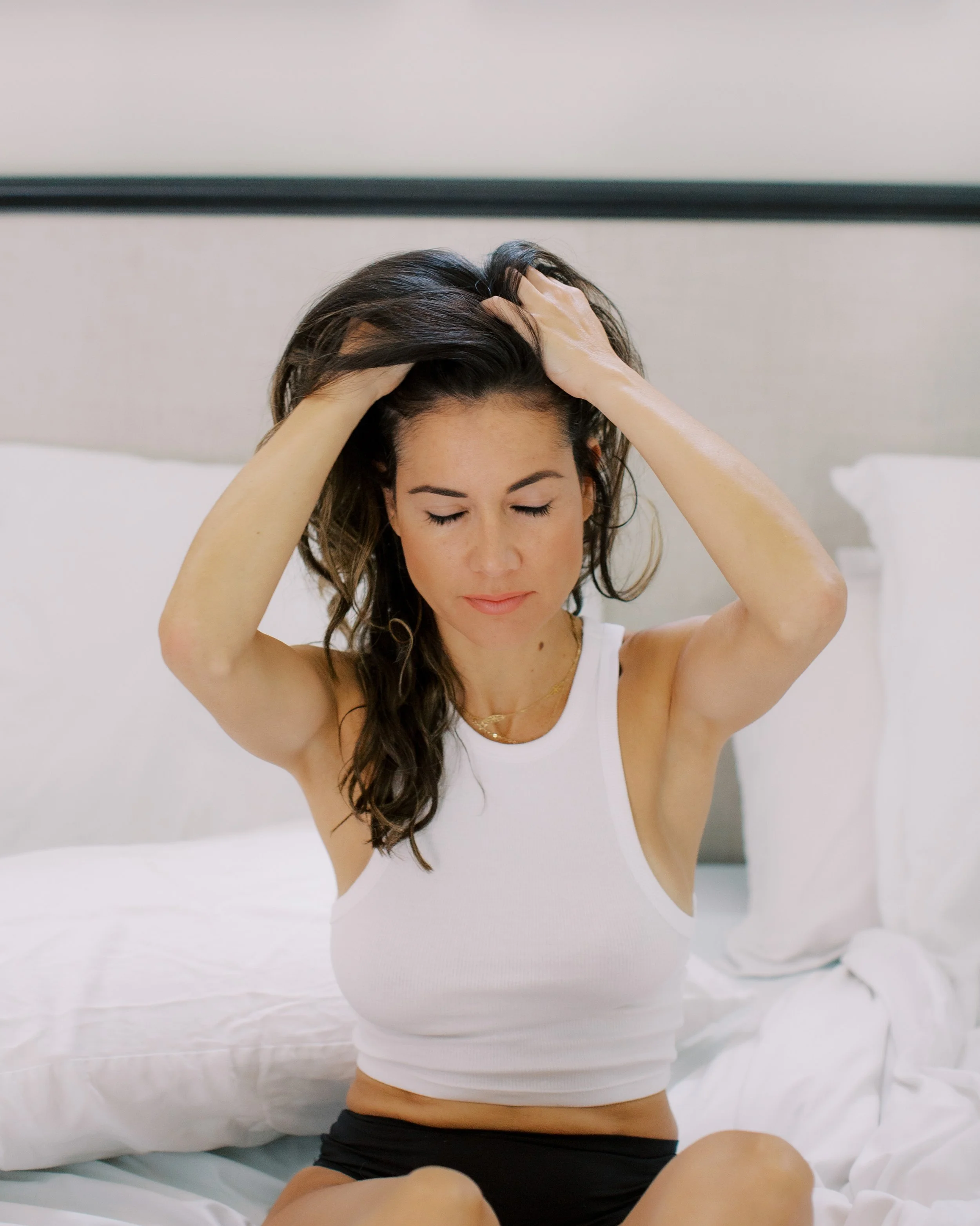 woman feeling like she can't sustain the life she's living