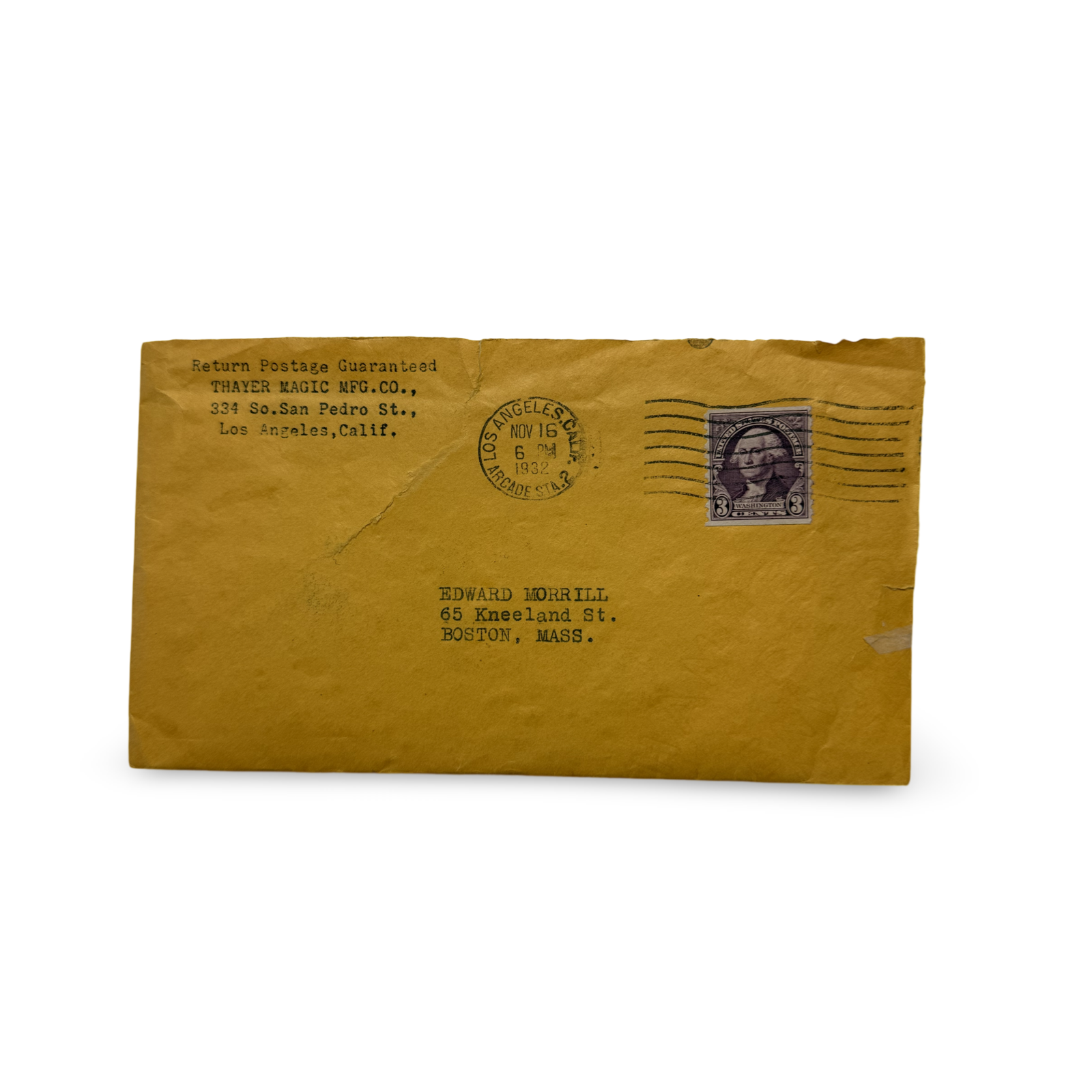 Improved Sympathetic Card Mystery (“You Do As I Do”). Thayer Magic Mfg. Co., ca. 1932.