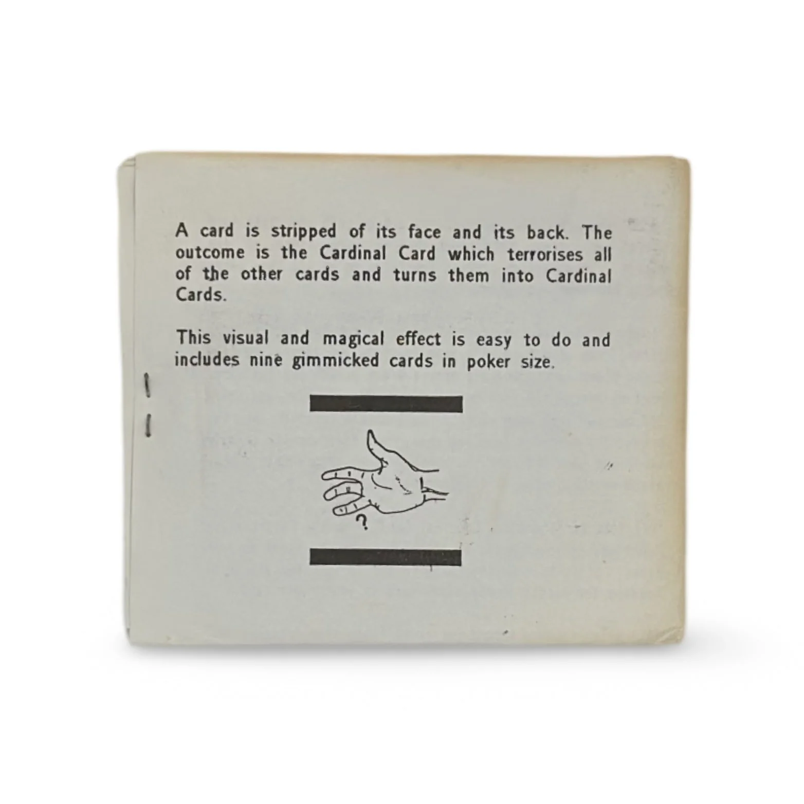 The Cardinal Cards. Meir Yedid, ca. 1980s.