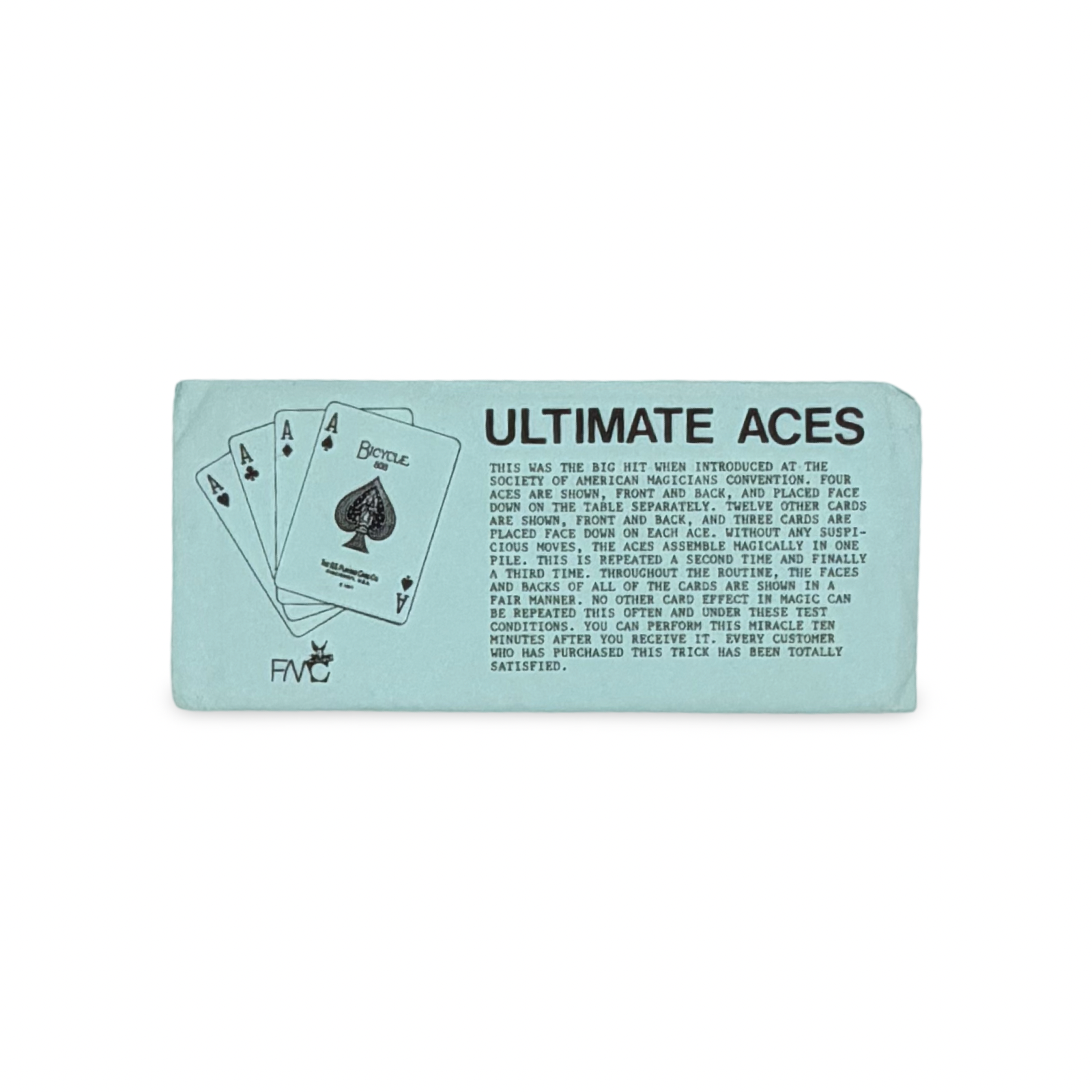 Ultimate Aces. John Fedko