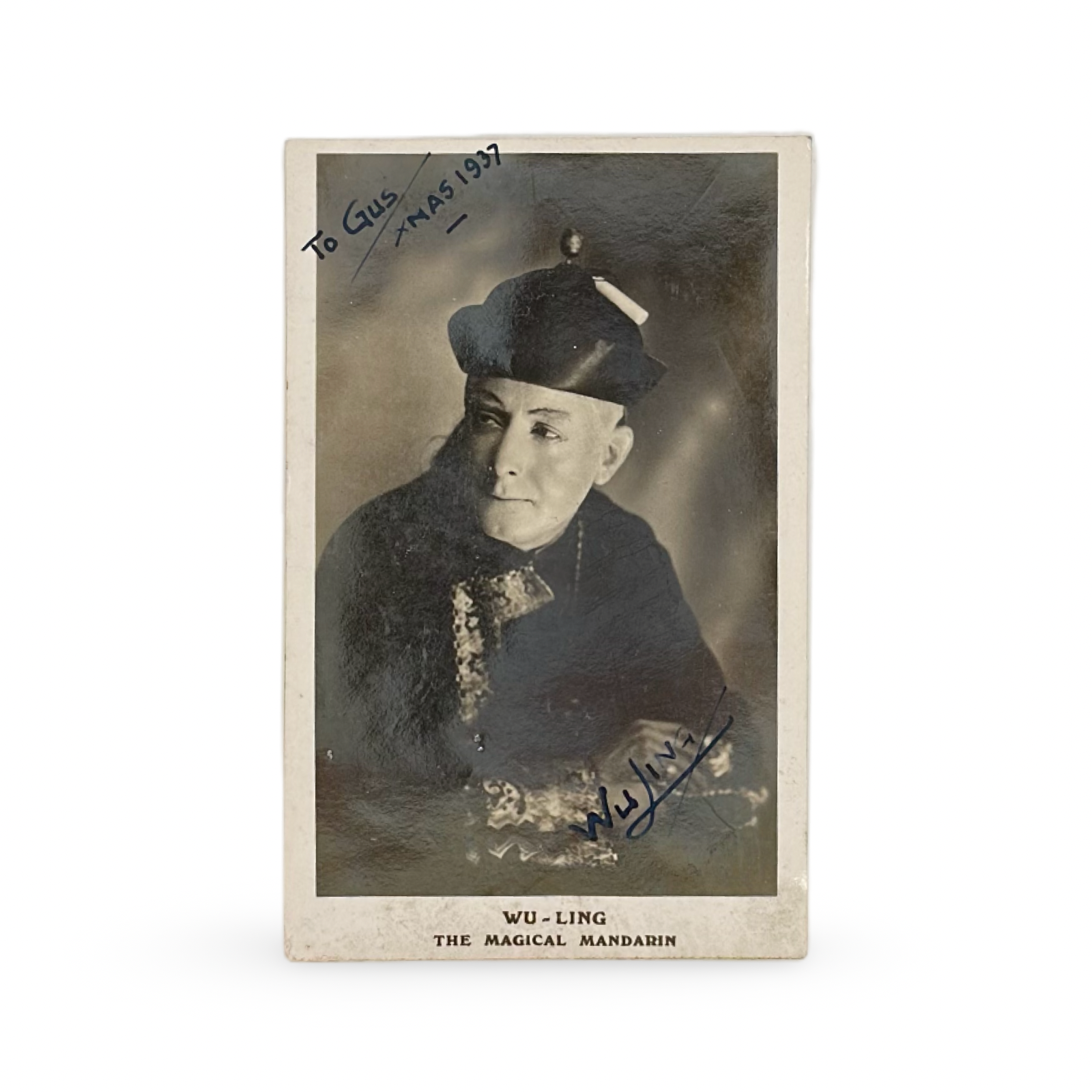 Wu-Ling Signed Postcard.