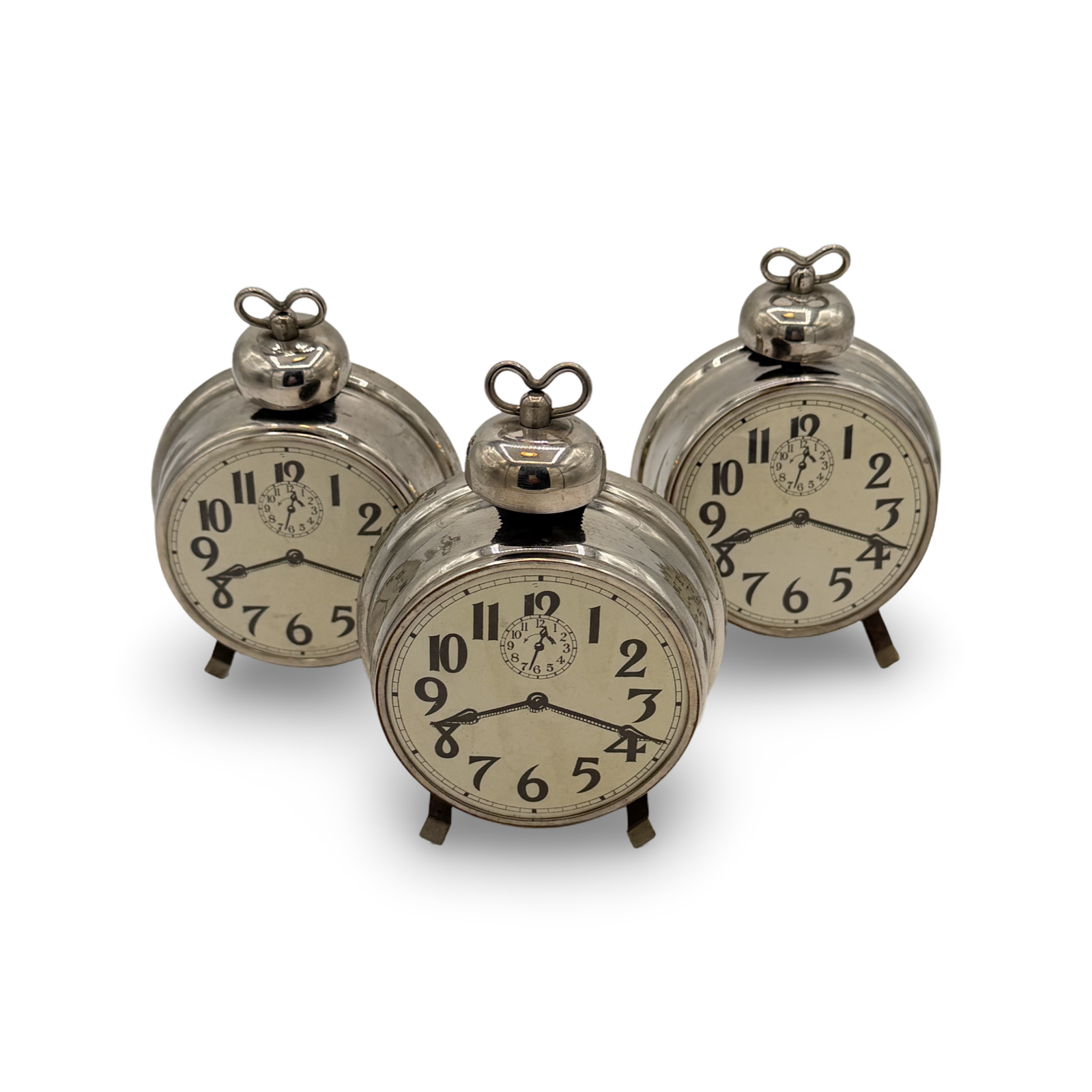 Nest of Alarm Clocks. Donald Holmes, ca. 1920.