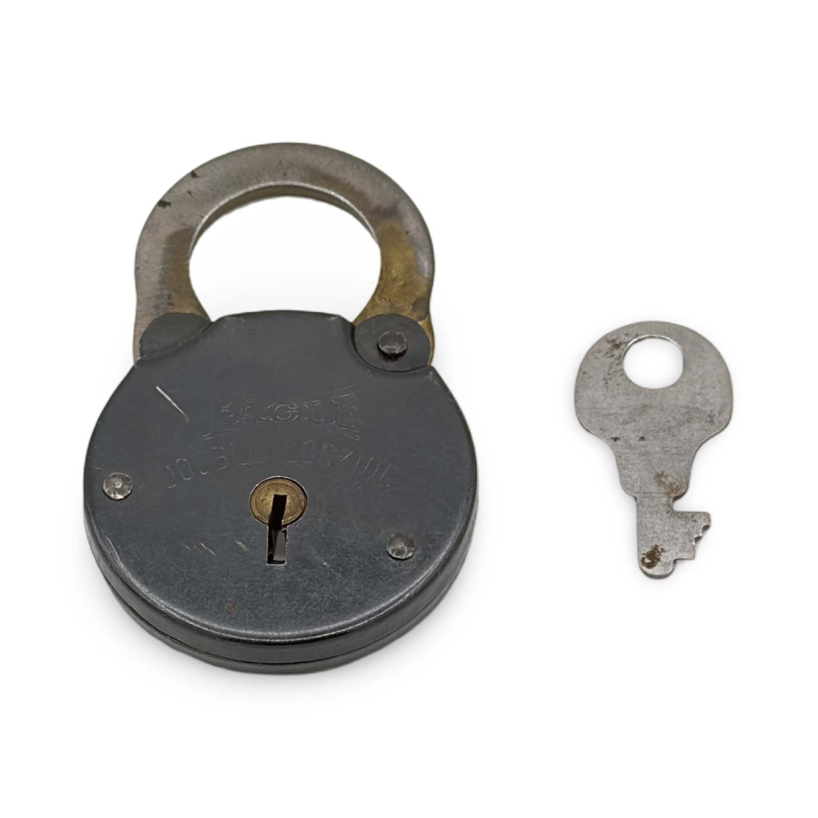 Eagle Double Lock Padlock. Eagle Lock Company, mid-20th century.