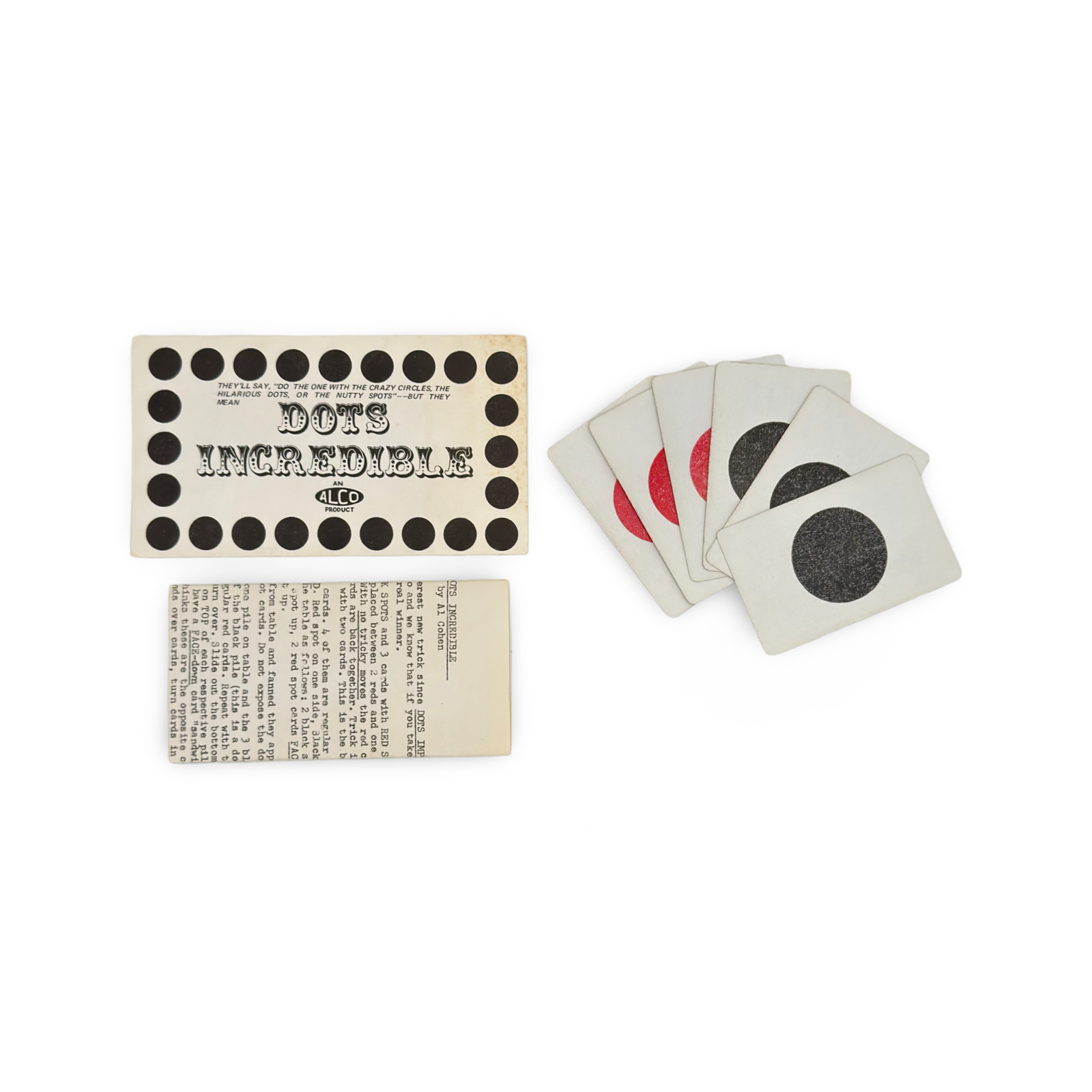 Dots Incredible. Al Cohen. ALCO Product. ca. 1970s.
