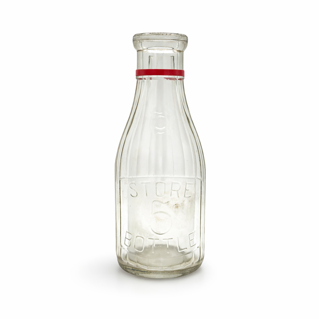 DeMuth Visible Milk Bottle, ca. 1940s
