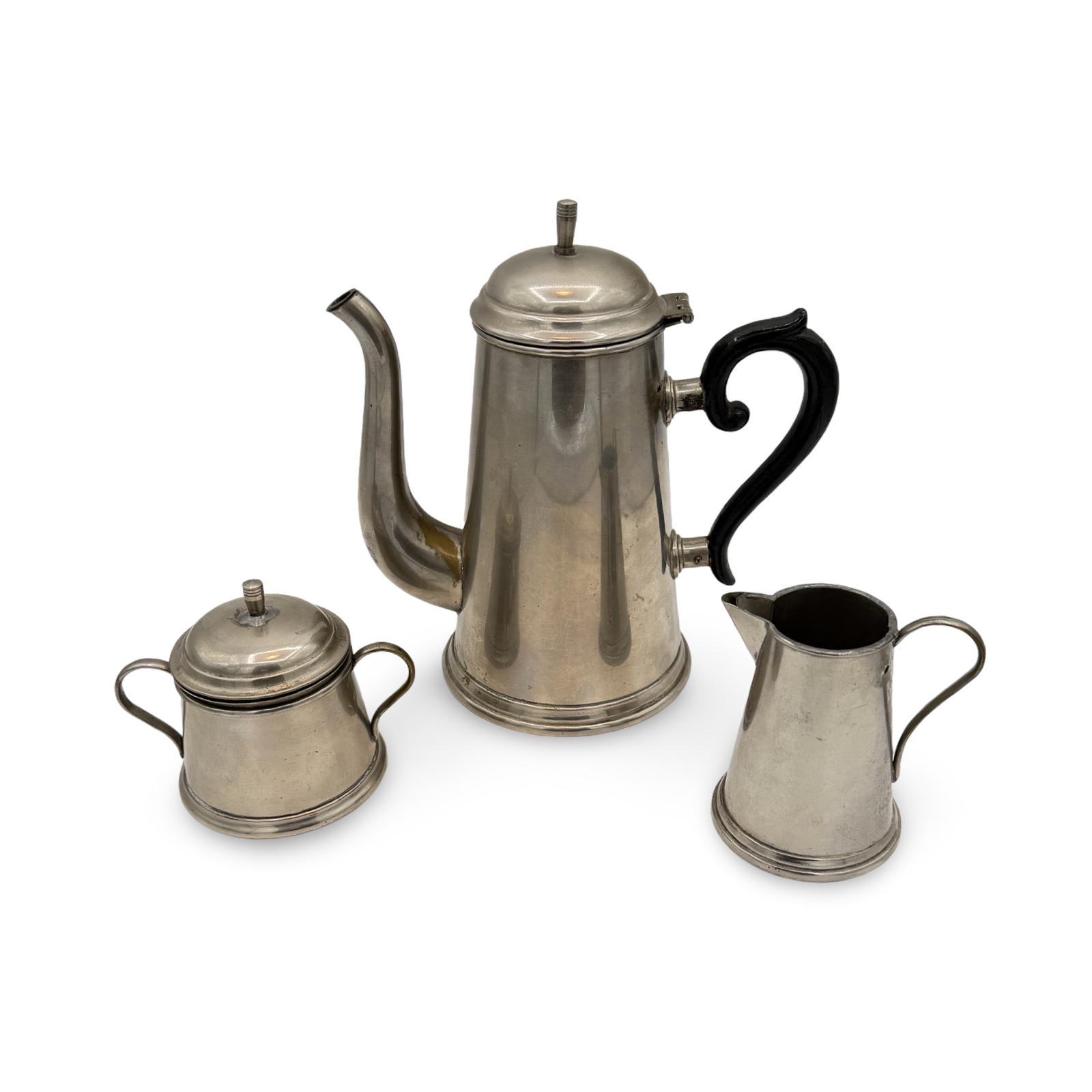 Coffee, Milk & Sugar Set. European, ca. 1910. Edwin Dawes Collection