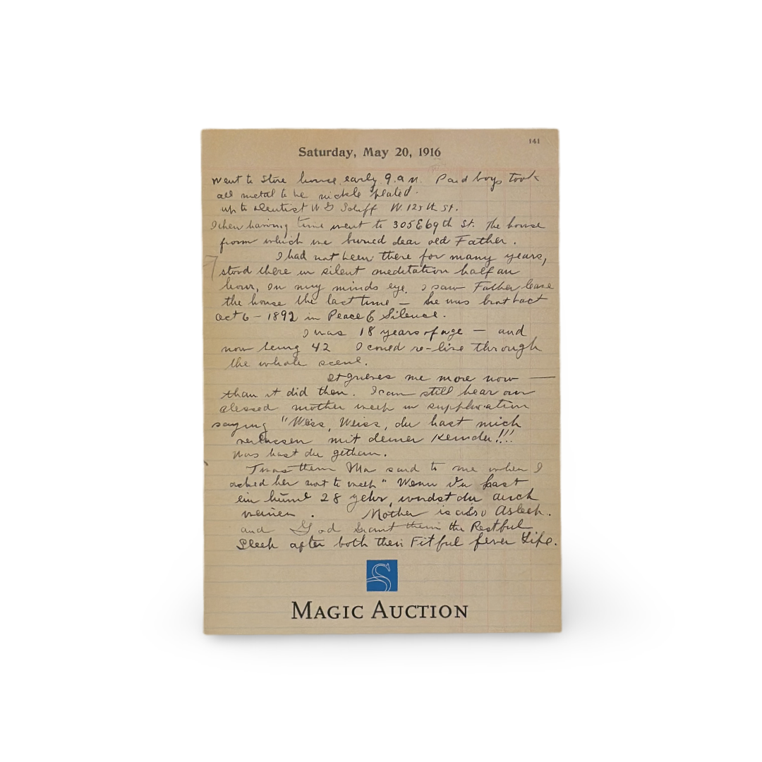 Magic Collection of a Gentleman. New York: Swann Galleries, October 28, 2008.