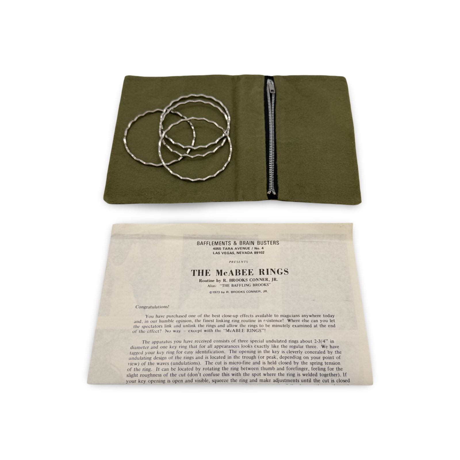 The McAbee Rings. Bafflements and Brain Busters, 1973