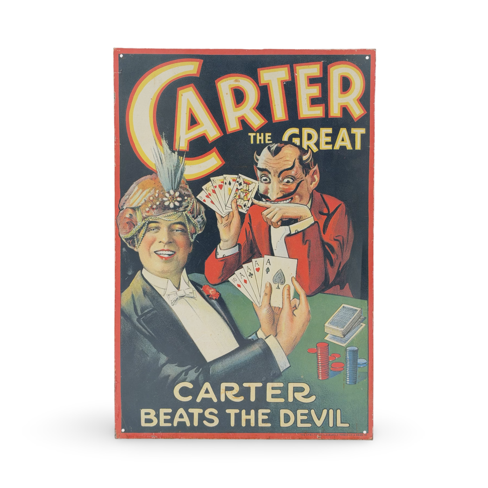 Carter the Great Tin Poster
