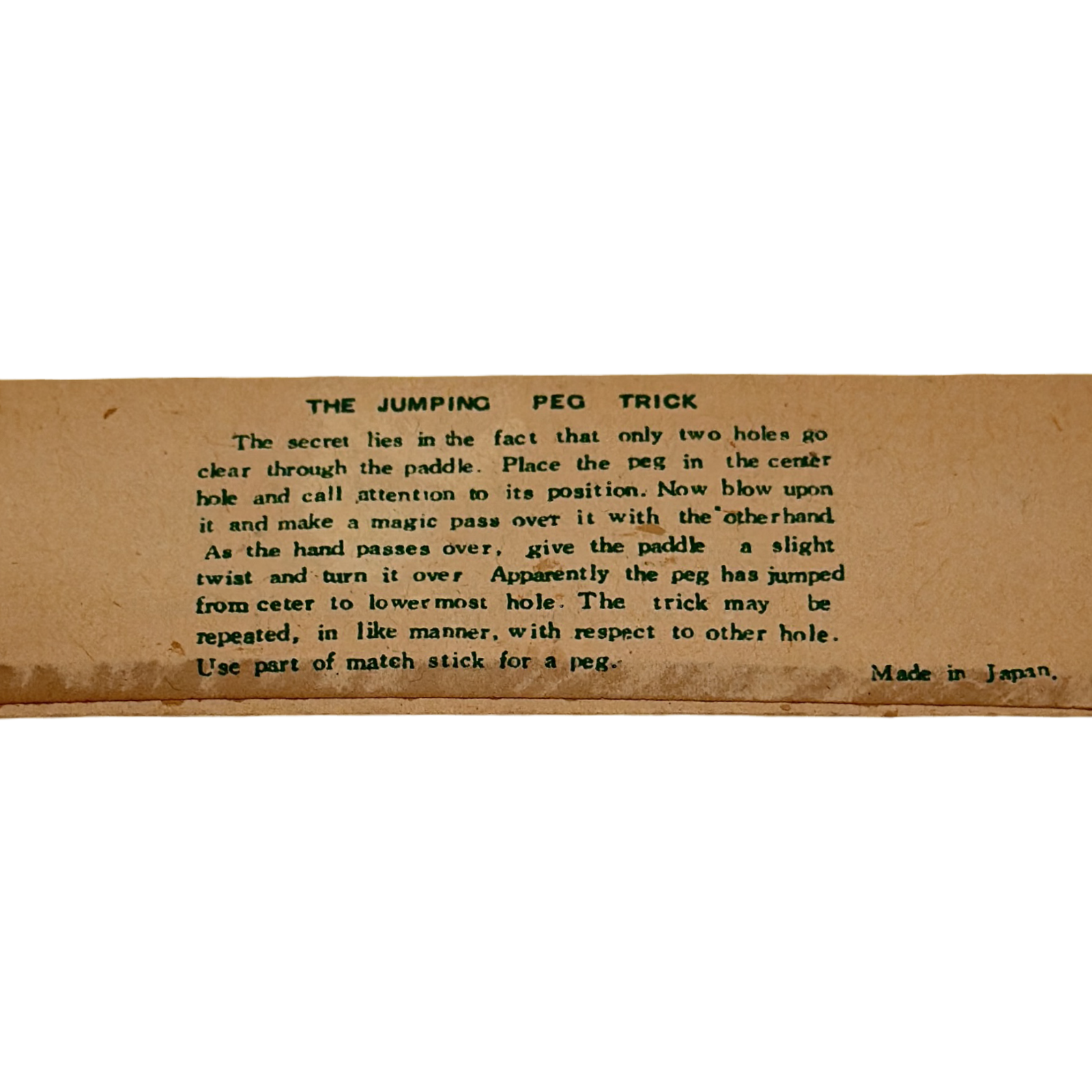 The Magic Paddles. Japan, ca. mid-20th century.