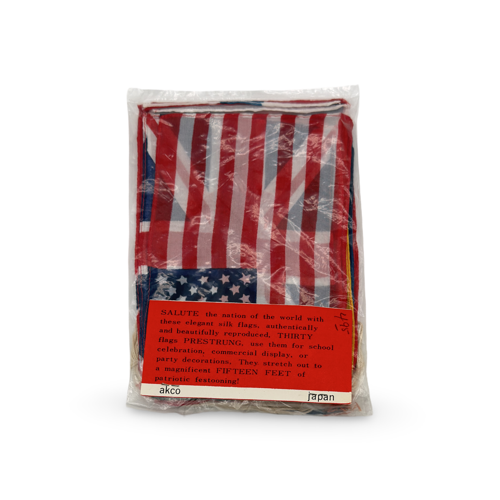 Flags of All Nations. Made in Japan.