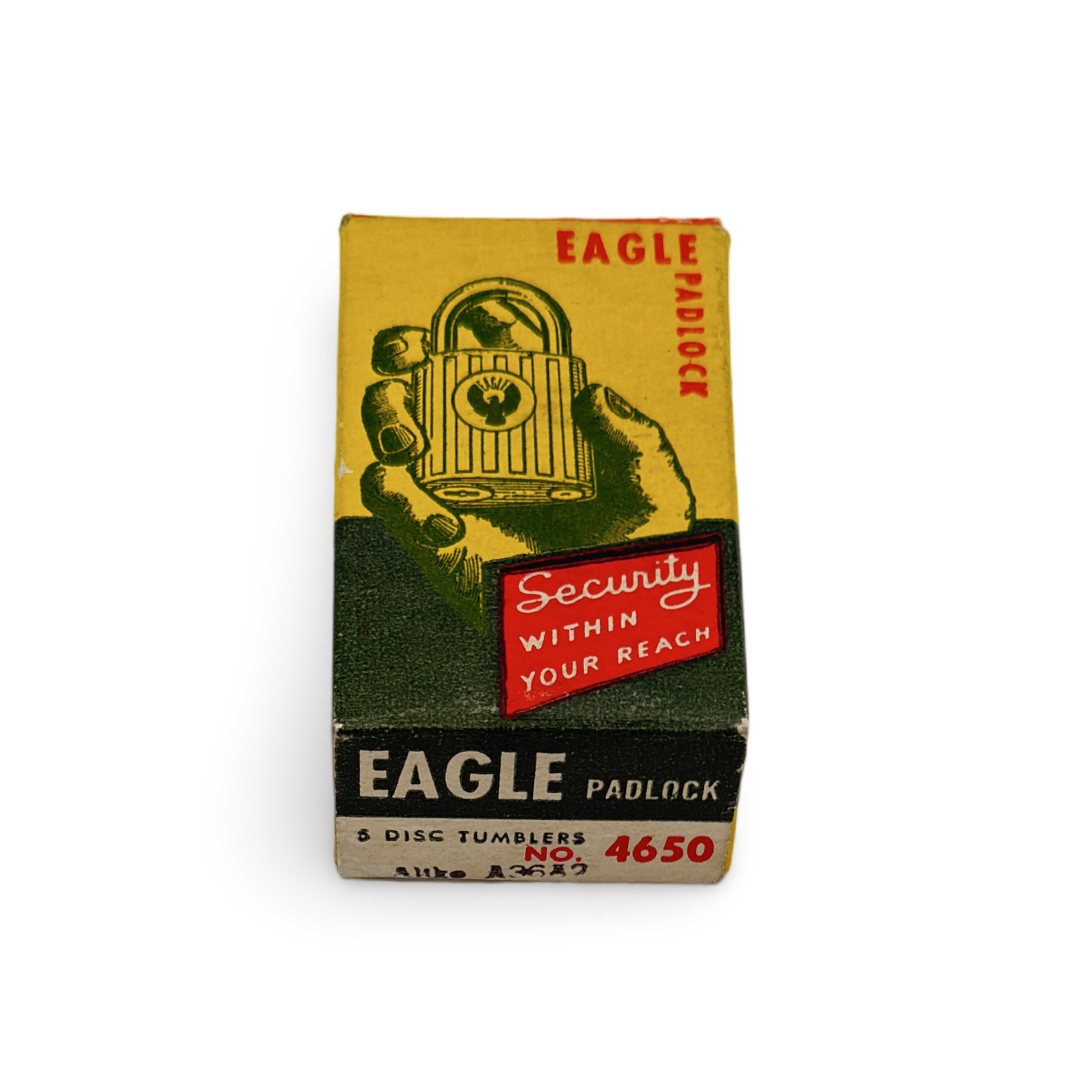 Eagle Padlock No. 4650. Terryville, Conn.: Eagle Lock Co., mid-20th century.