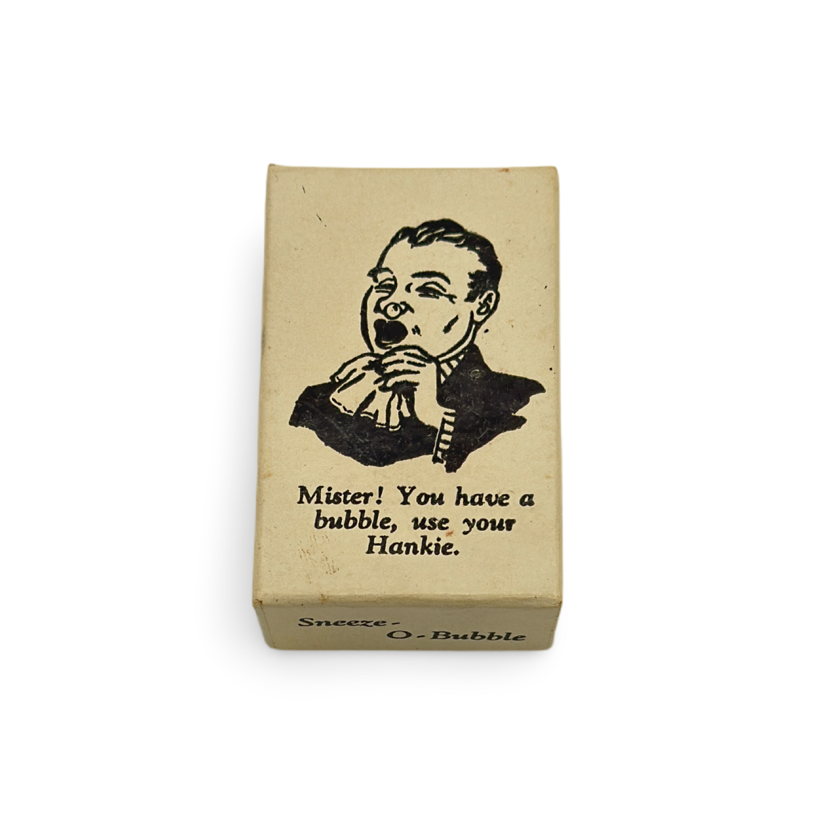 Sneeze-O-Bubble. Maker unknown, ca. 1930s–40s.
