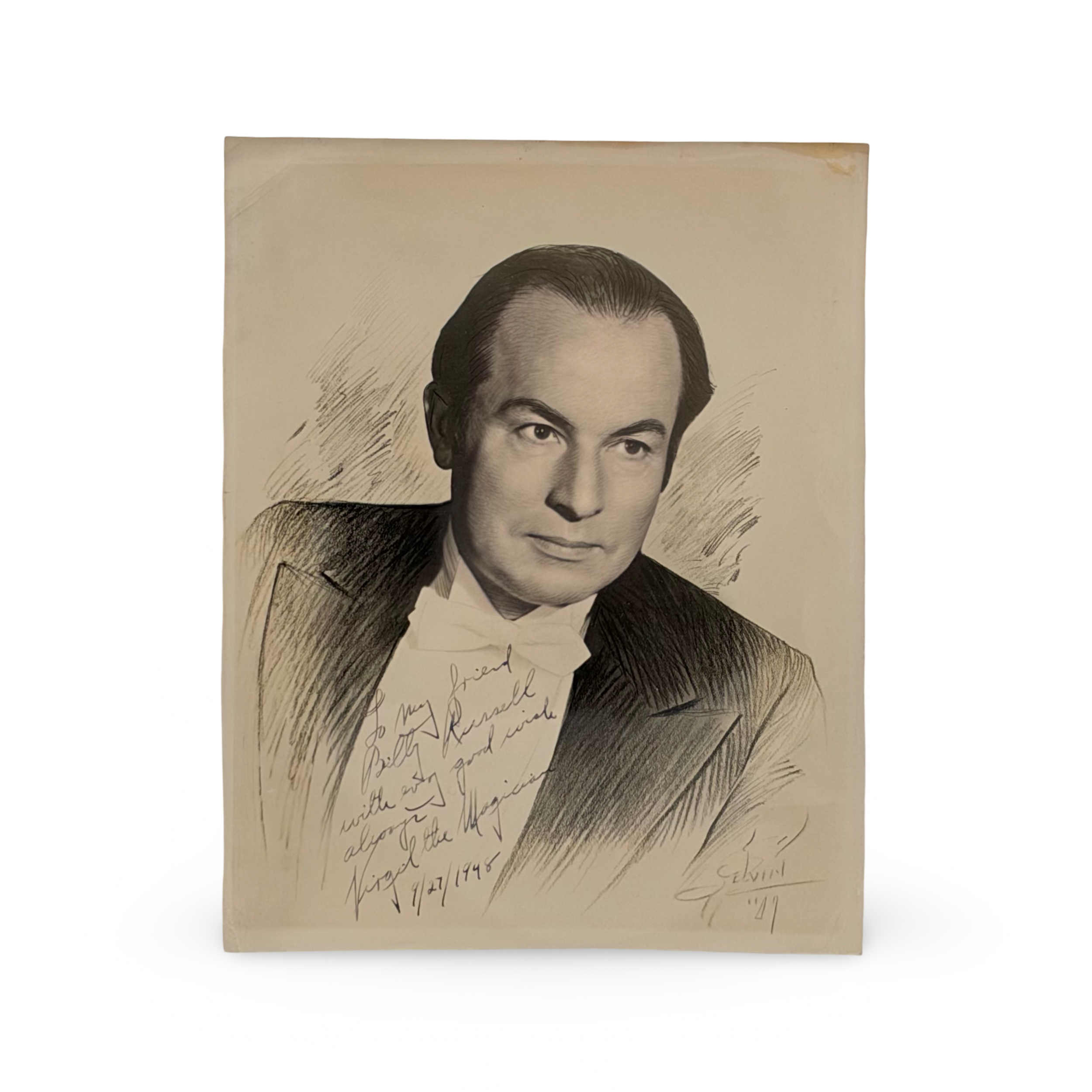 Virgil Signed Portrait
