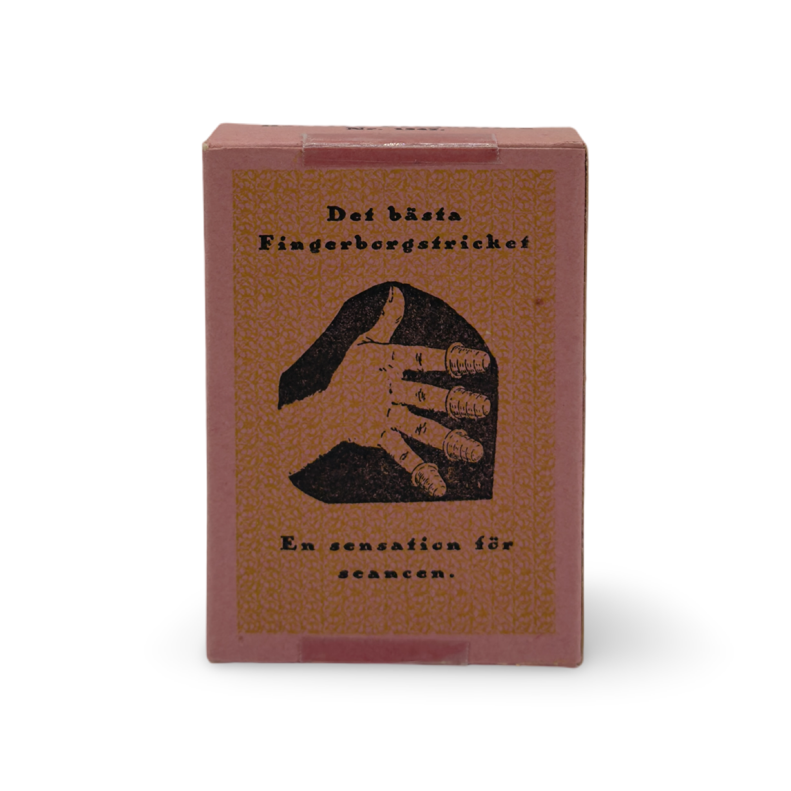 Harries Fingerborgs-trick (Thimble Trick). Sweden: Harries Magic, ca. early–mid 20th century.