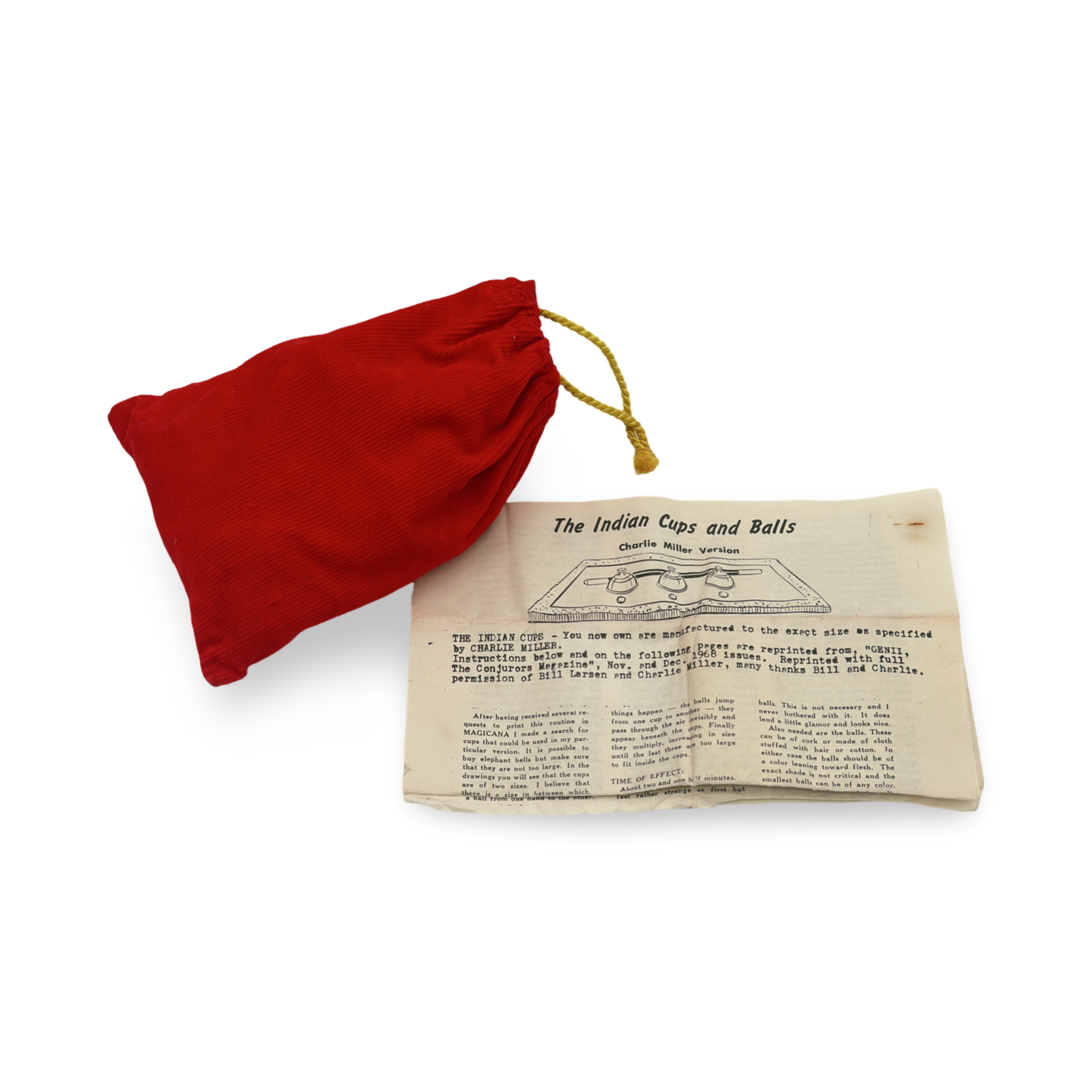 Charlie Miller Indian Cups and Balls