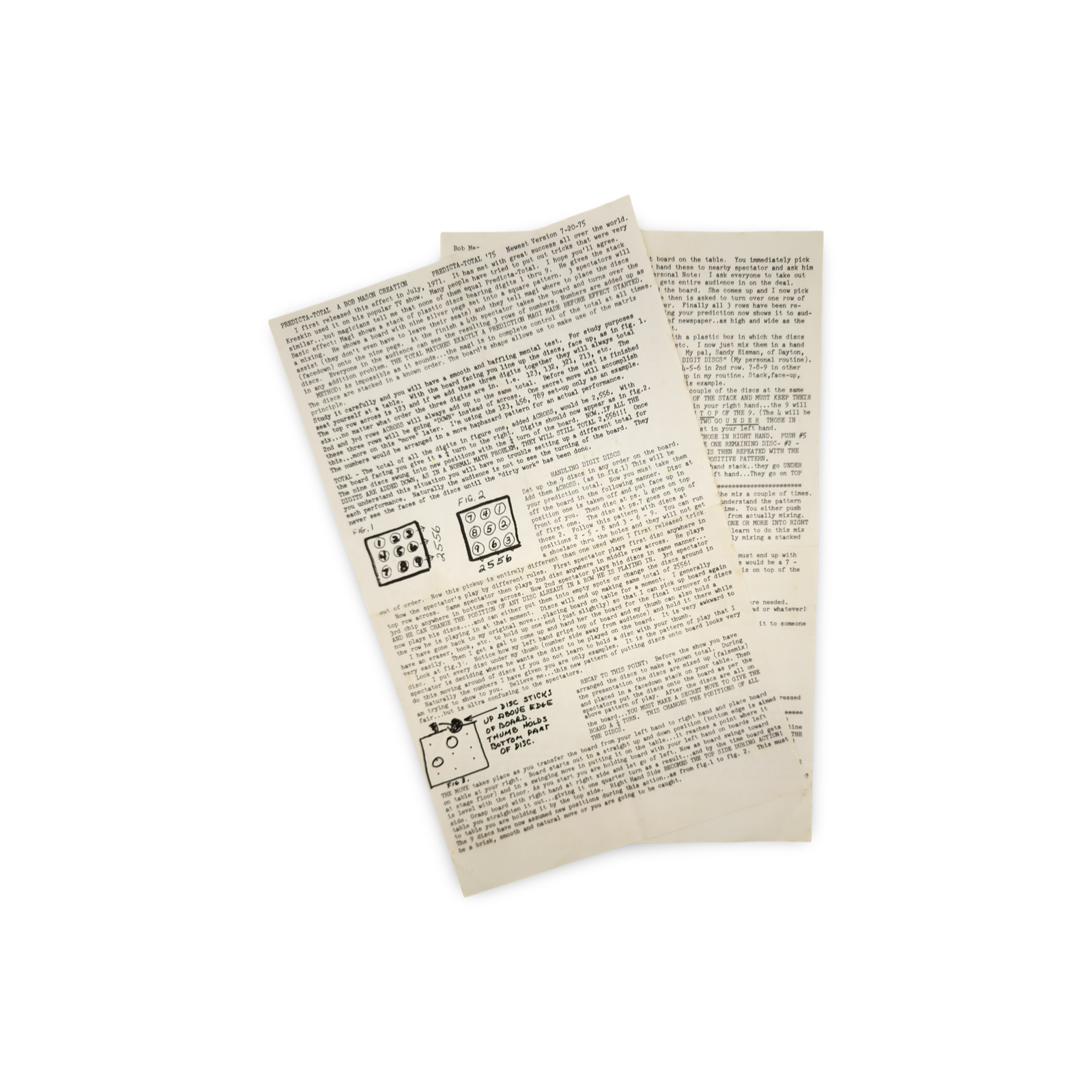 Predicta-Total. Bob Mason, ca. 1970s.