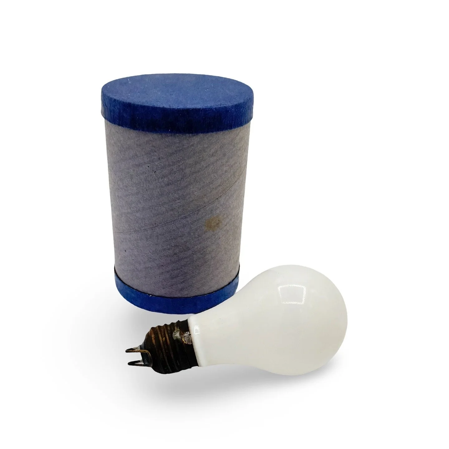 Floating Light Bulb. Maker unknown, vintage.