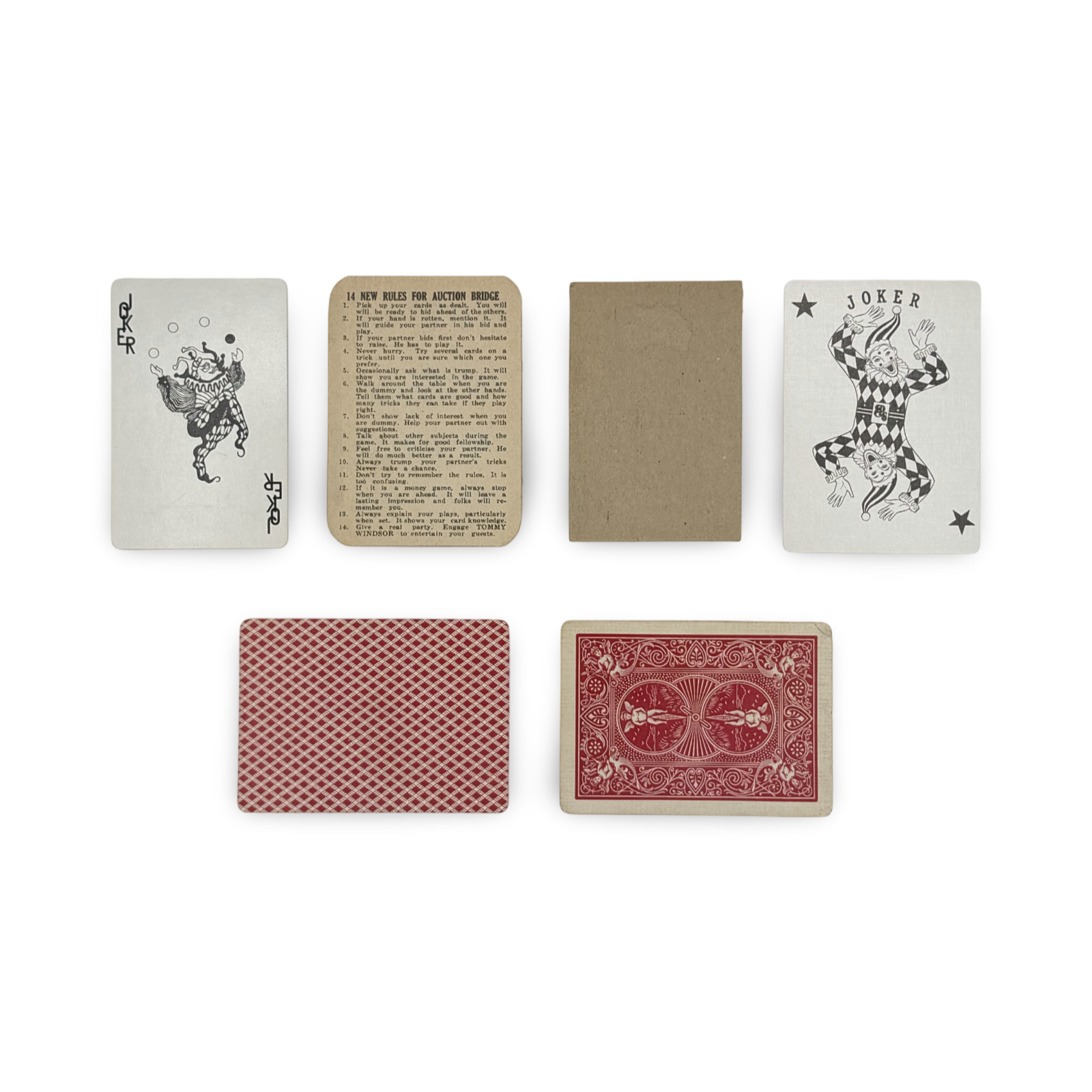 Vintage Magic Collection of Six Throw-Out Cards.