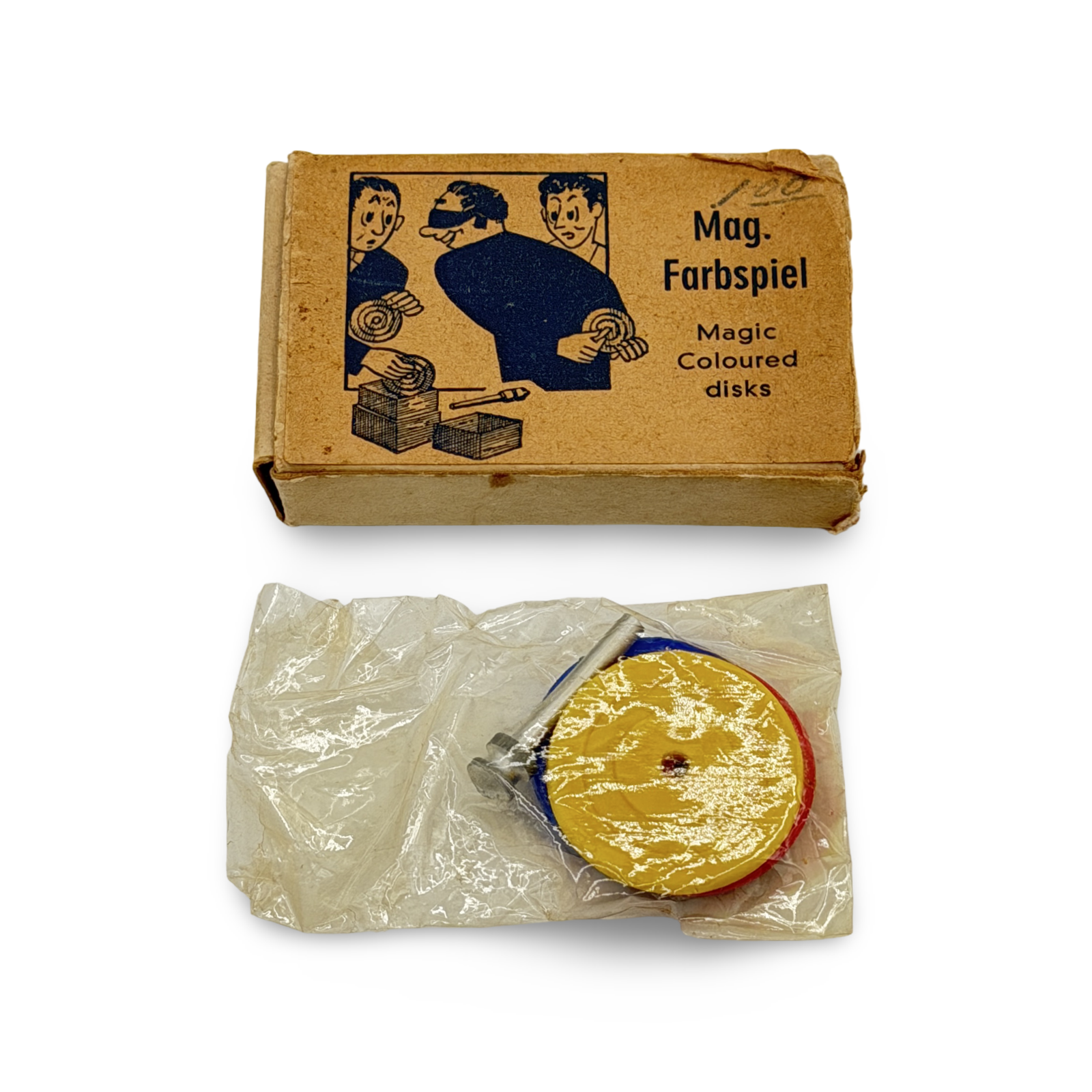 Mag. Farbspiel (Magic Coloured Disks). Inzani-Henley Magic Company, London. Mid-20th century.