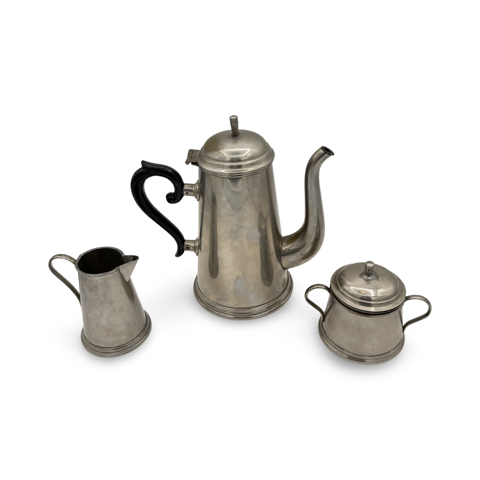 Coffee, Milk & Sugar Set. European, ca. 1910. Edwin Dawes Collection