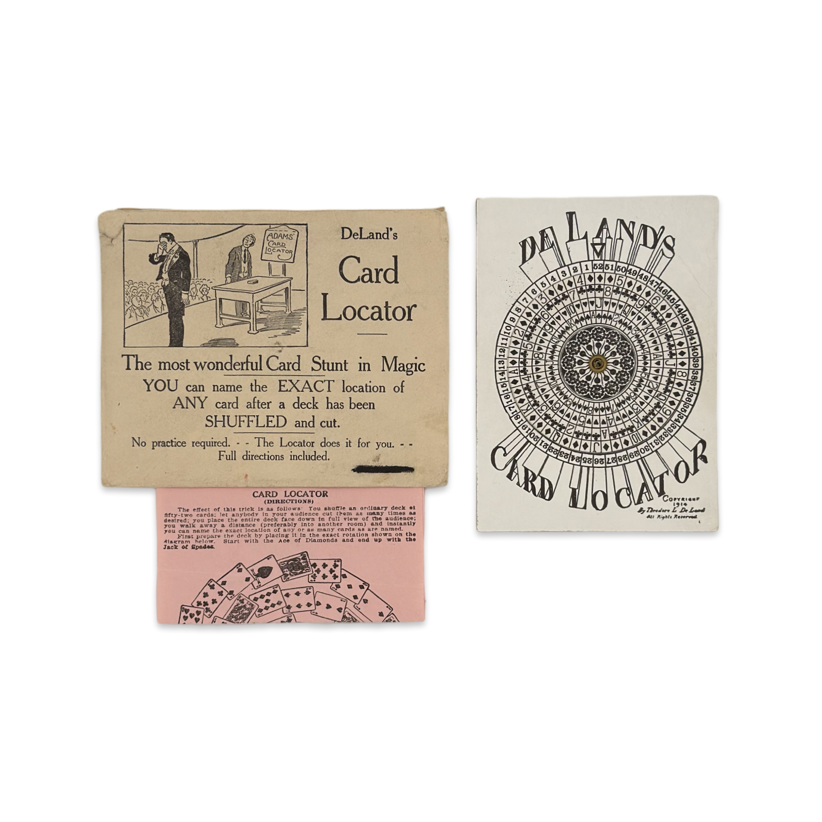 DeLand’s Card Locator. Theodore L. DeLand, 1914.