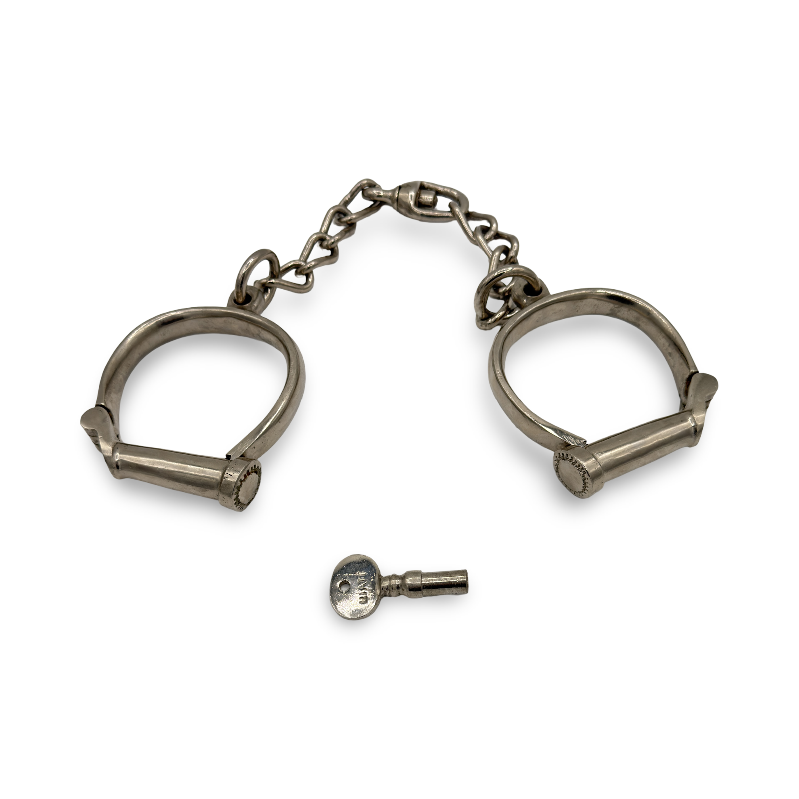 Hiatt Leg Shackles. England, ca. 1900–1930.