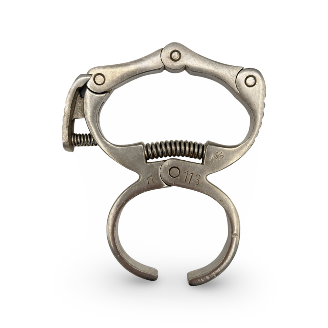 “Nipper” (Come-Along) Handcuff. Heinkel, Germany, ca. 1910s–20s.