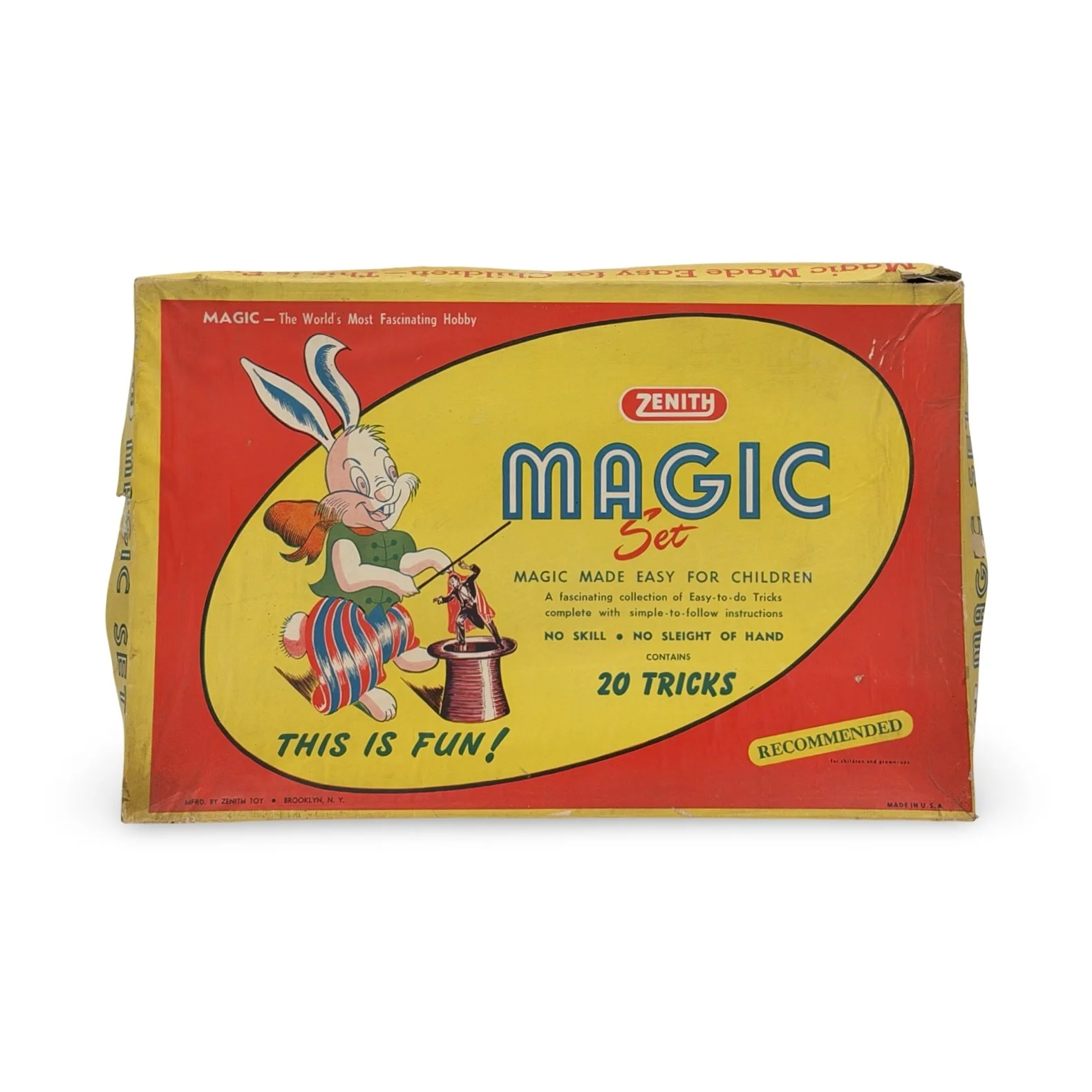 Zenith Magic Set. Zenith Toy, Brooklyn, New York, 1950s.