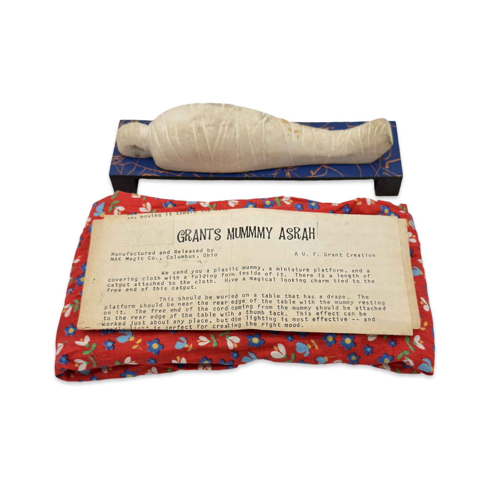 Grant’s Mummy Asrah Levitation. MAK Magic Co., 1970s
