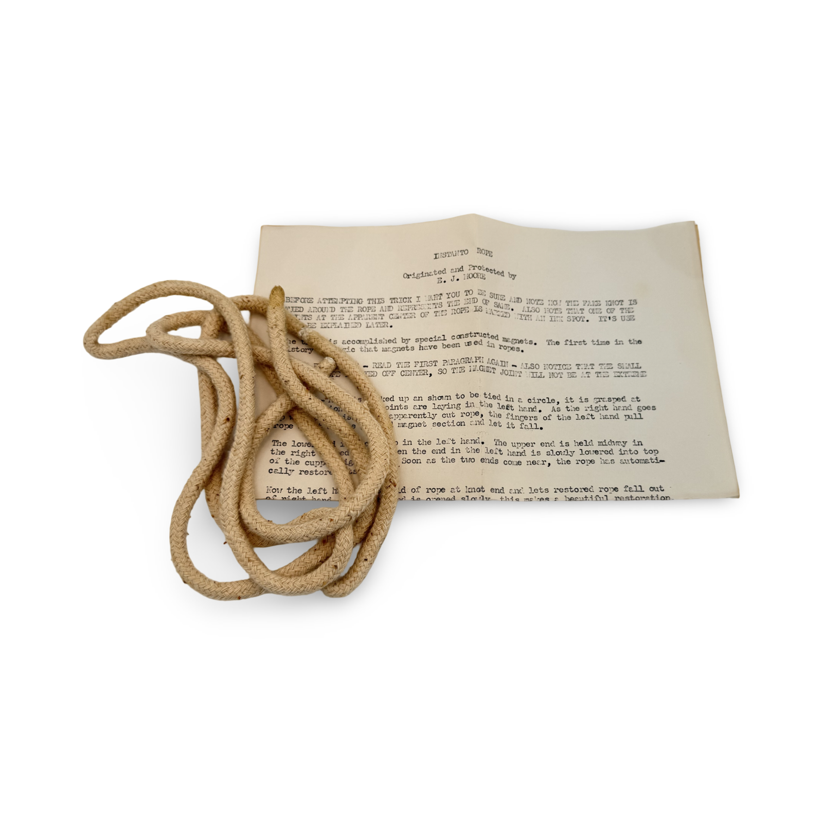 Instanto Rope. E.J. Moore, ca. 1930s–1940s [?]
