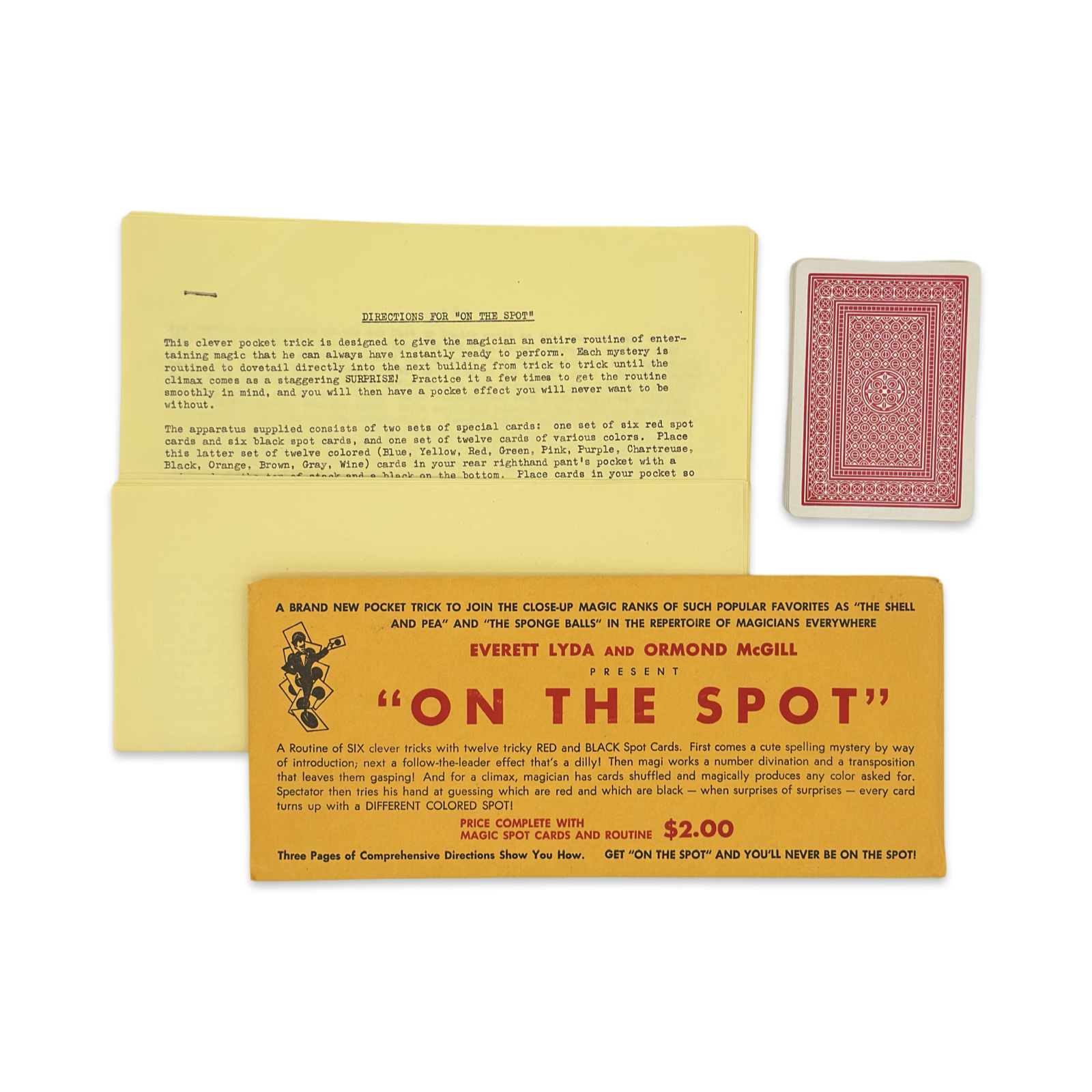On the Spot. Everett Lyda and Ormond McGill, ca. 1953.