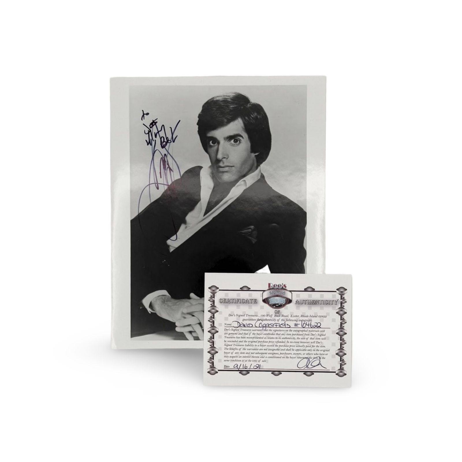 Vintage David Copperfield Publicity Photo