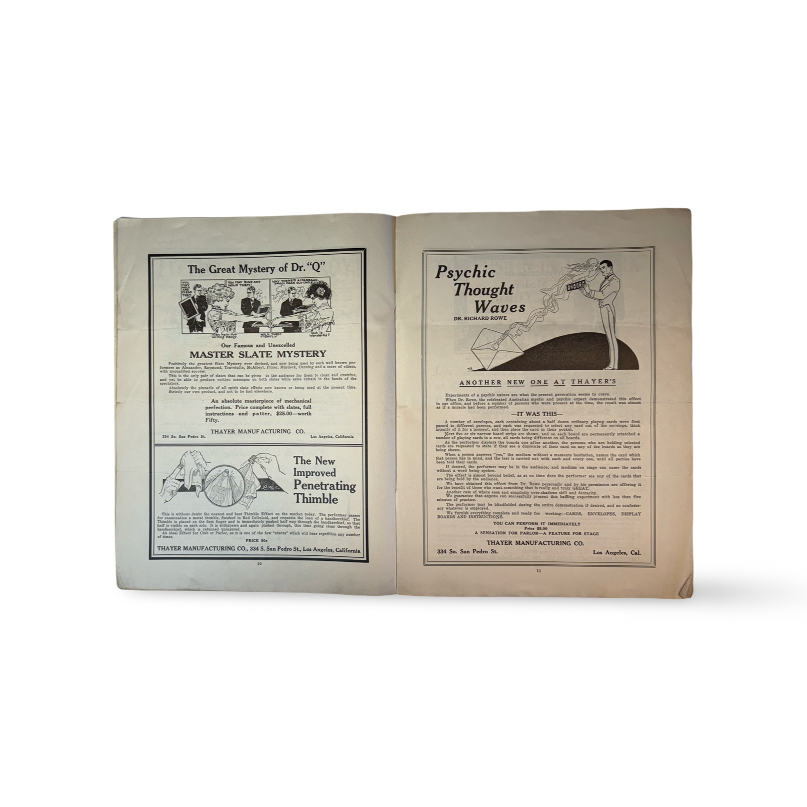Thayer’s Catalogue Bulletin of Fine Magical Effects and Apparatus