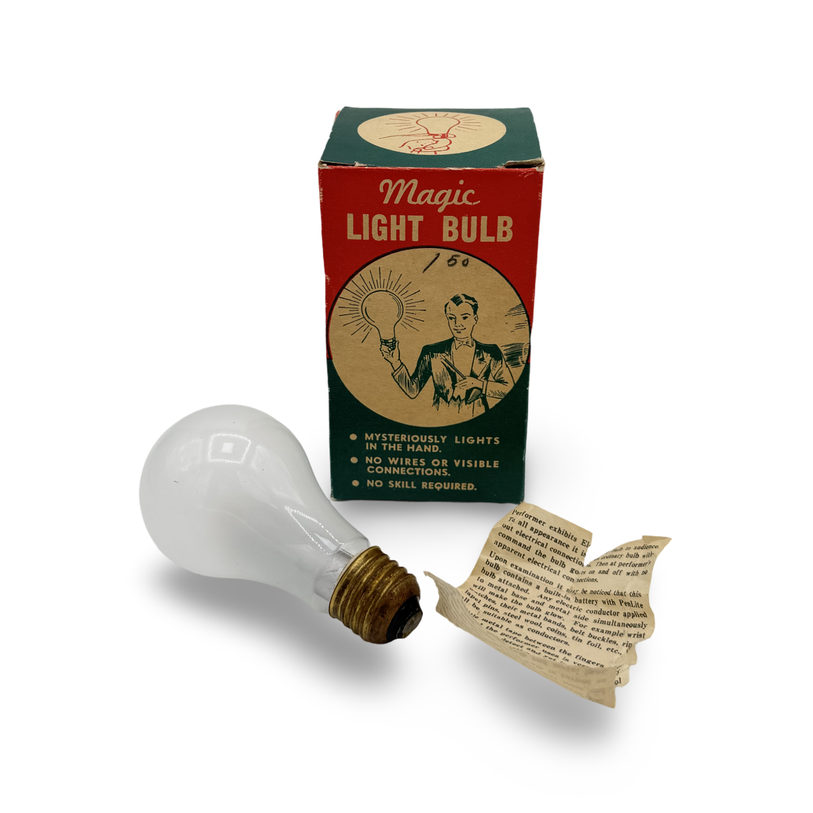 Magic Light Bulb. Noveltrix Inc. ca. 1950s
